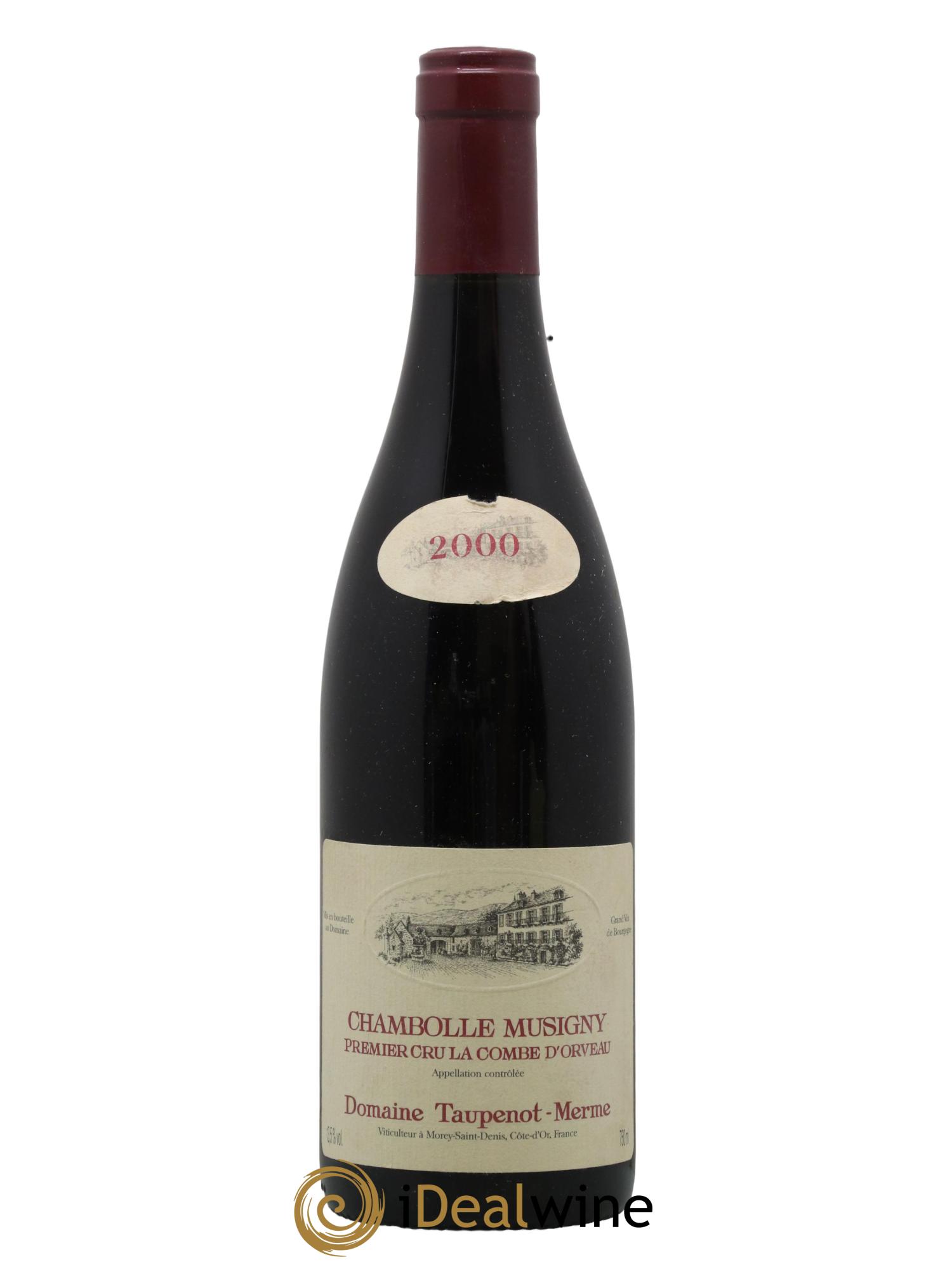Chambolle-Musigny 1er Cru Combe d'Orveau Taupenot-Merme 2000 - Lot de 1 bouteille - 0