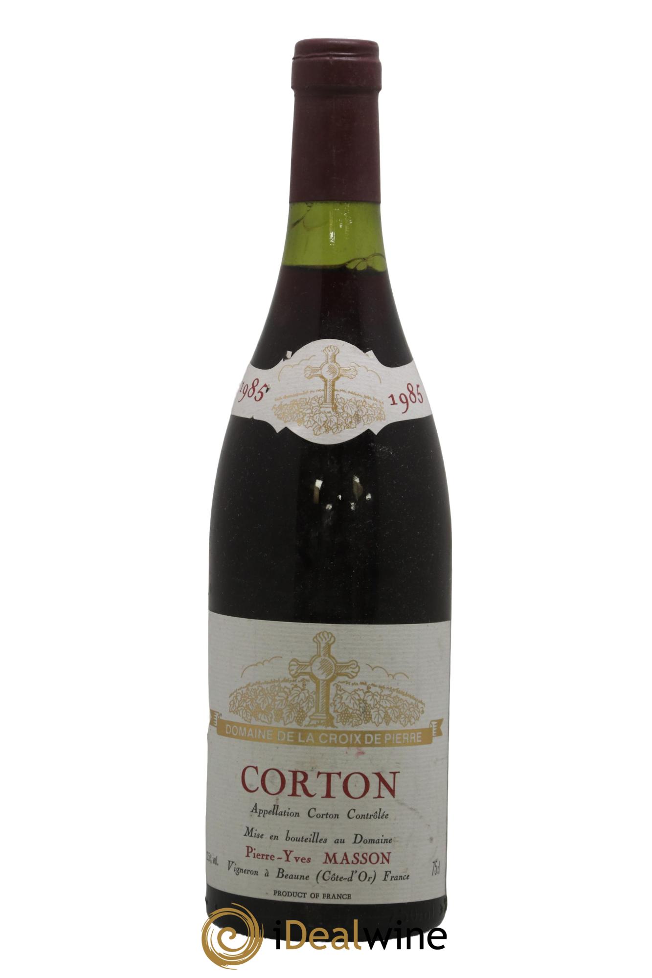 Corton Grand Cru La Croix De Pierre Masson 1985 - Lot de 1 bouteille - 0