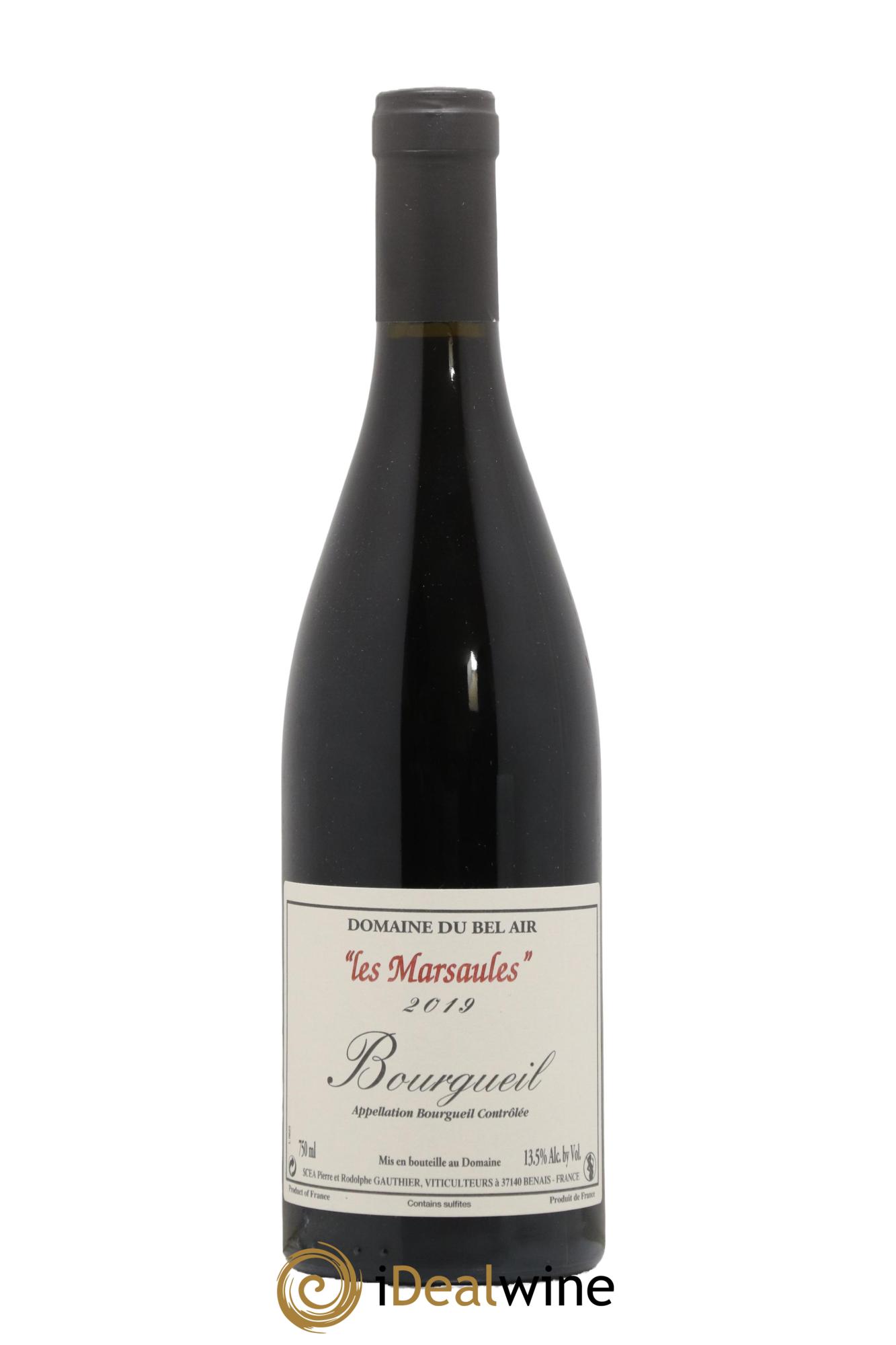 Bourgueil Marsaules Domaine du Bel Air 2019 - Lot de 1 bouteille - 0