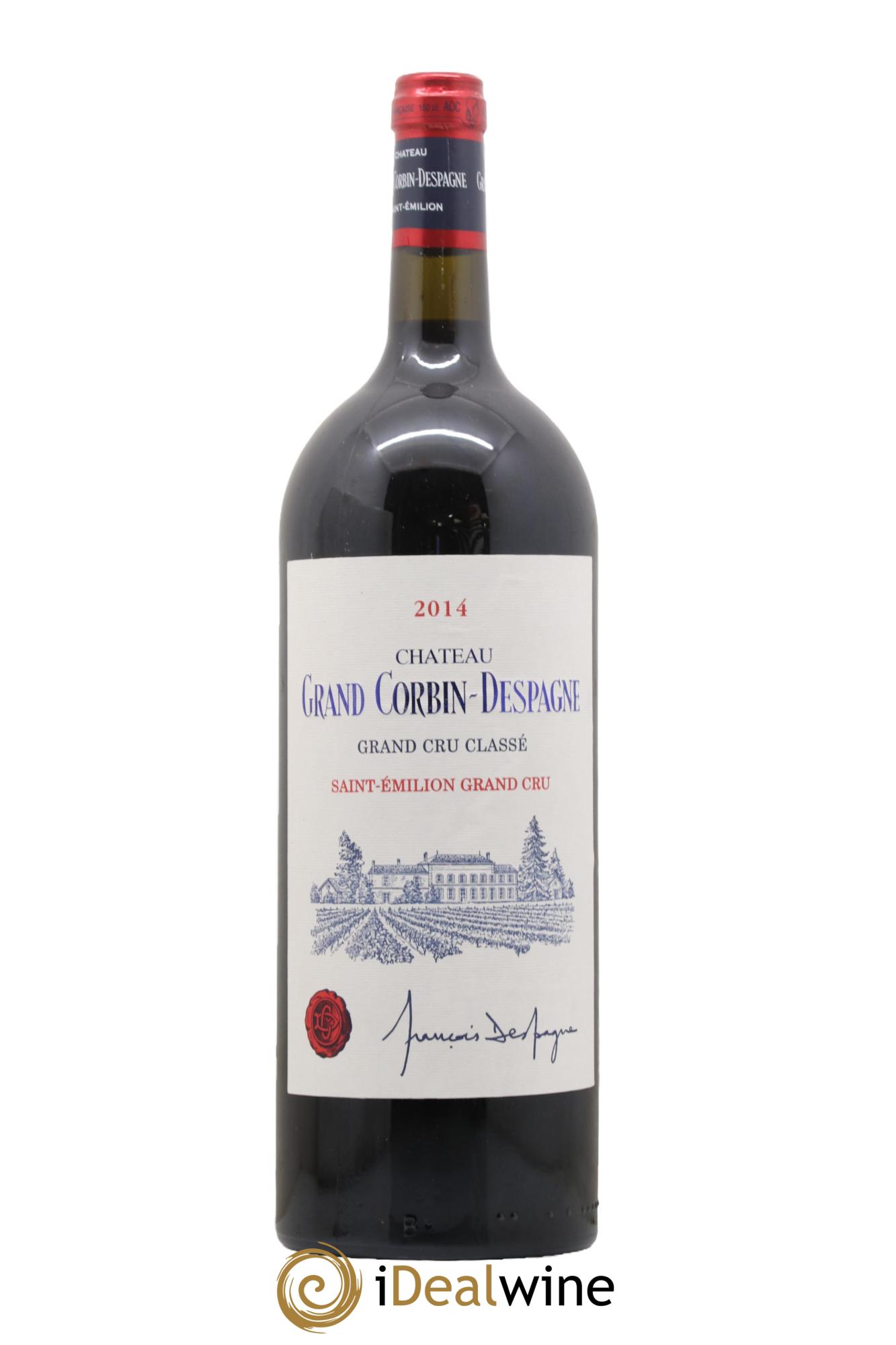 Château Grand Corbin Despagne Grand Cru Classé 2014 - Lot de 1 magnum - 0