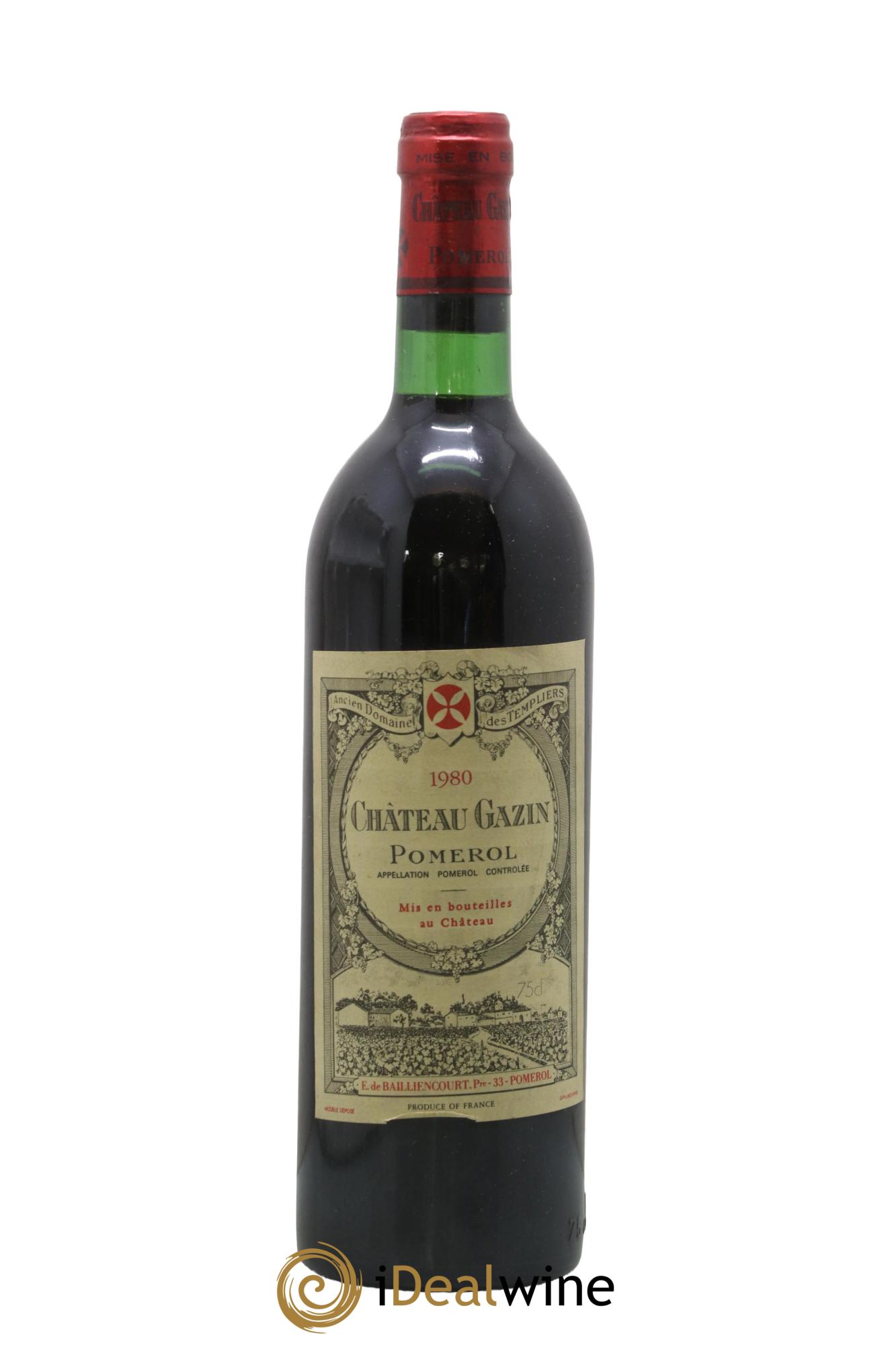 Château Gazin 1980 - Lot of 1 bottle - 0