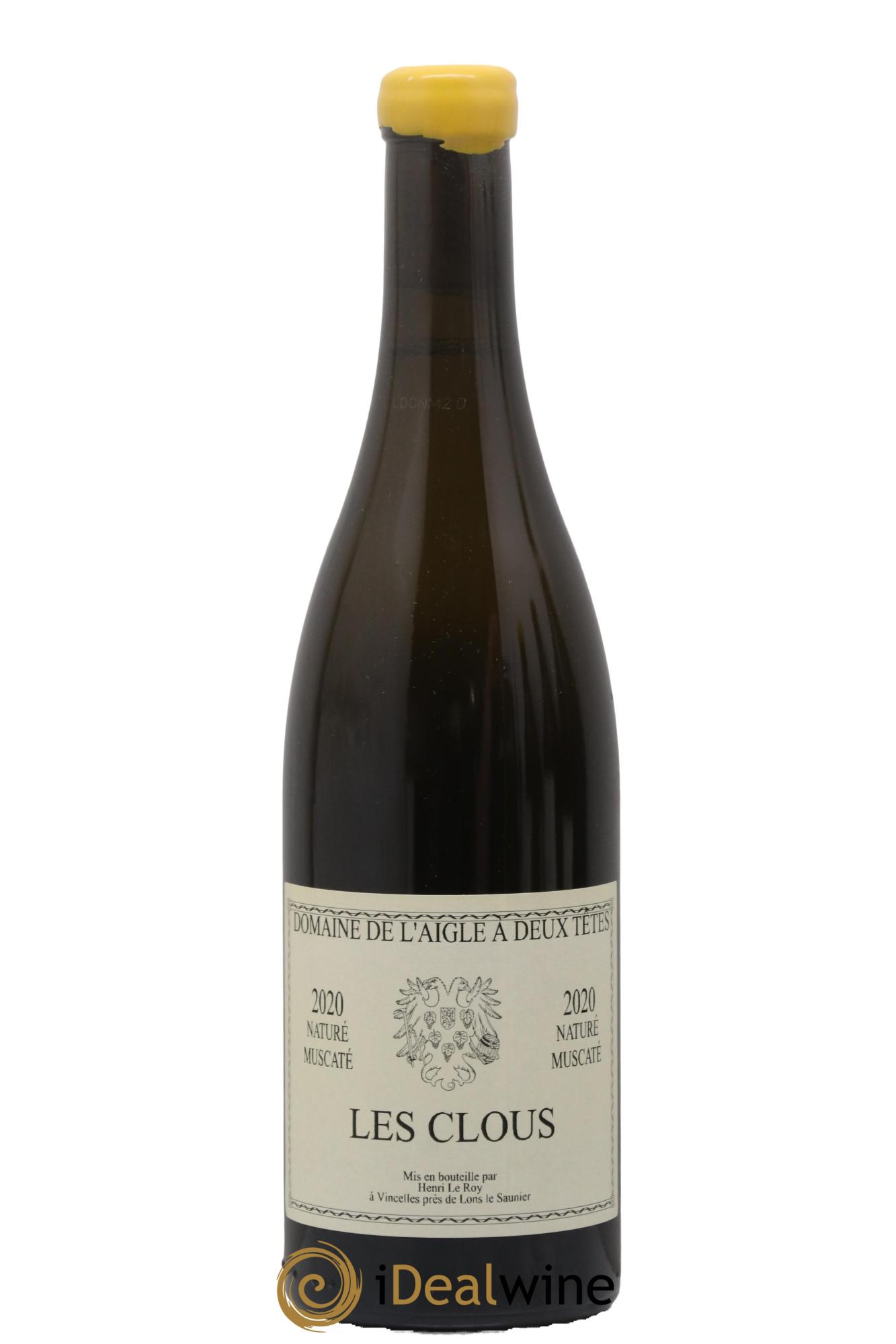 Côtes du Jura Nature Muscate Les Clous Domaine L'Aigle À Deux Têtes 2020 - Posten von 1 Flasche - 0