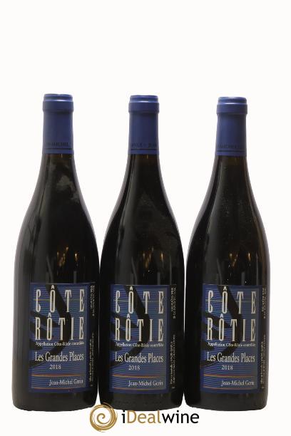 Côte-Rôtie Les Grandes Places Jean-Michel Gerin 2018 - Lot de 3 bouteilles - 0