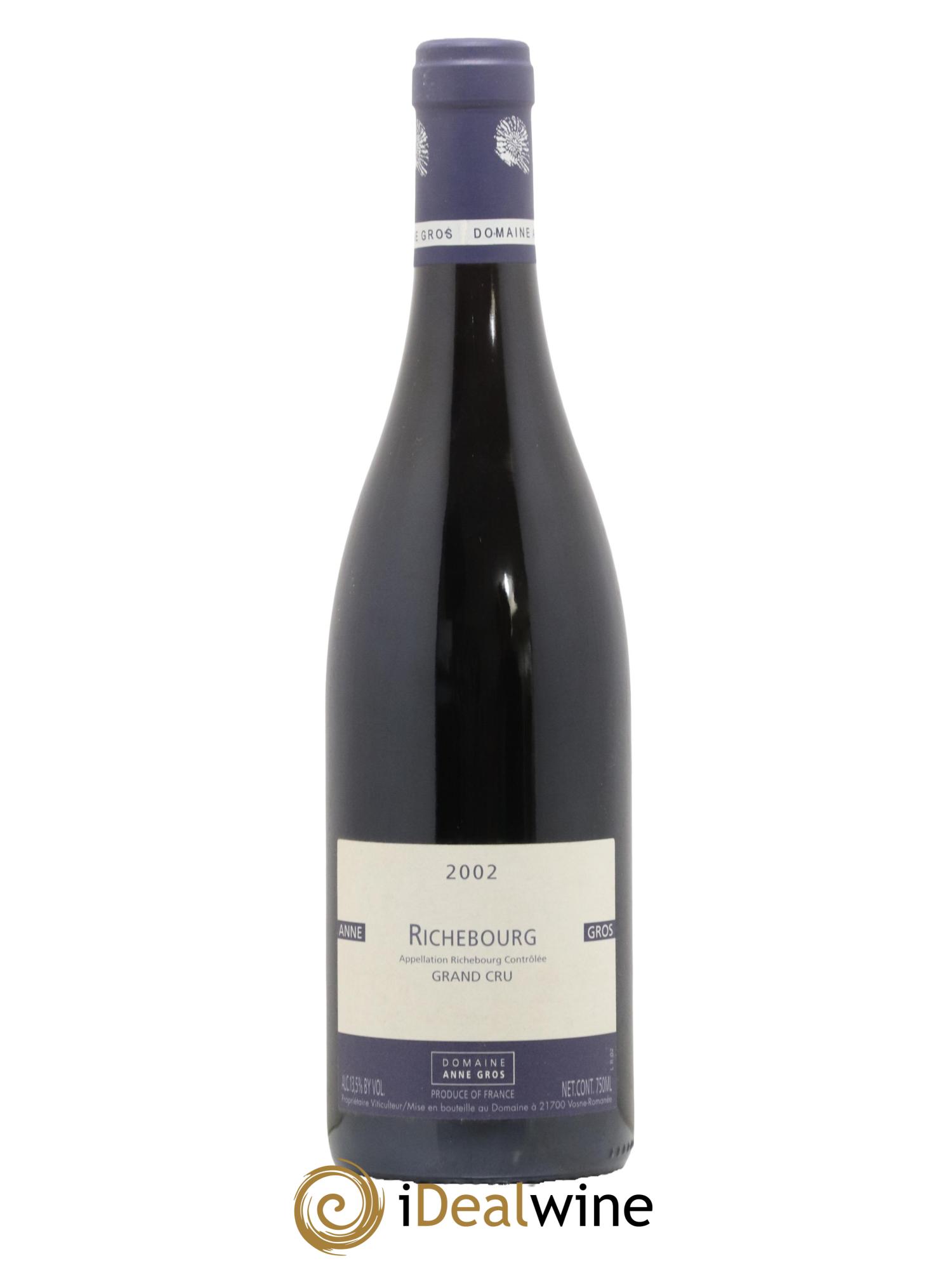 Richebourg Grand Cru Anne Gros 2002 - Lot of 1 bottle - 0