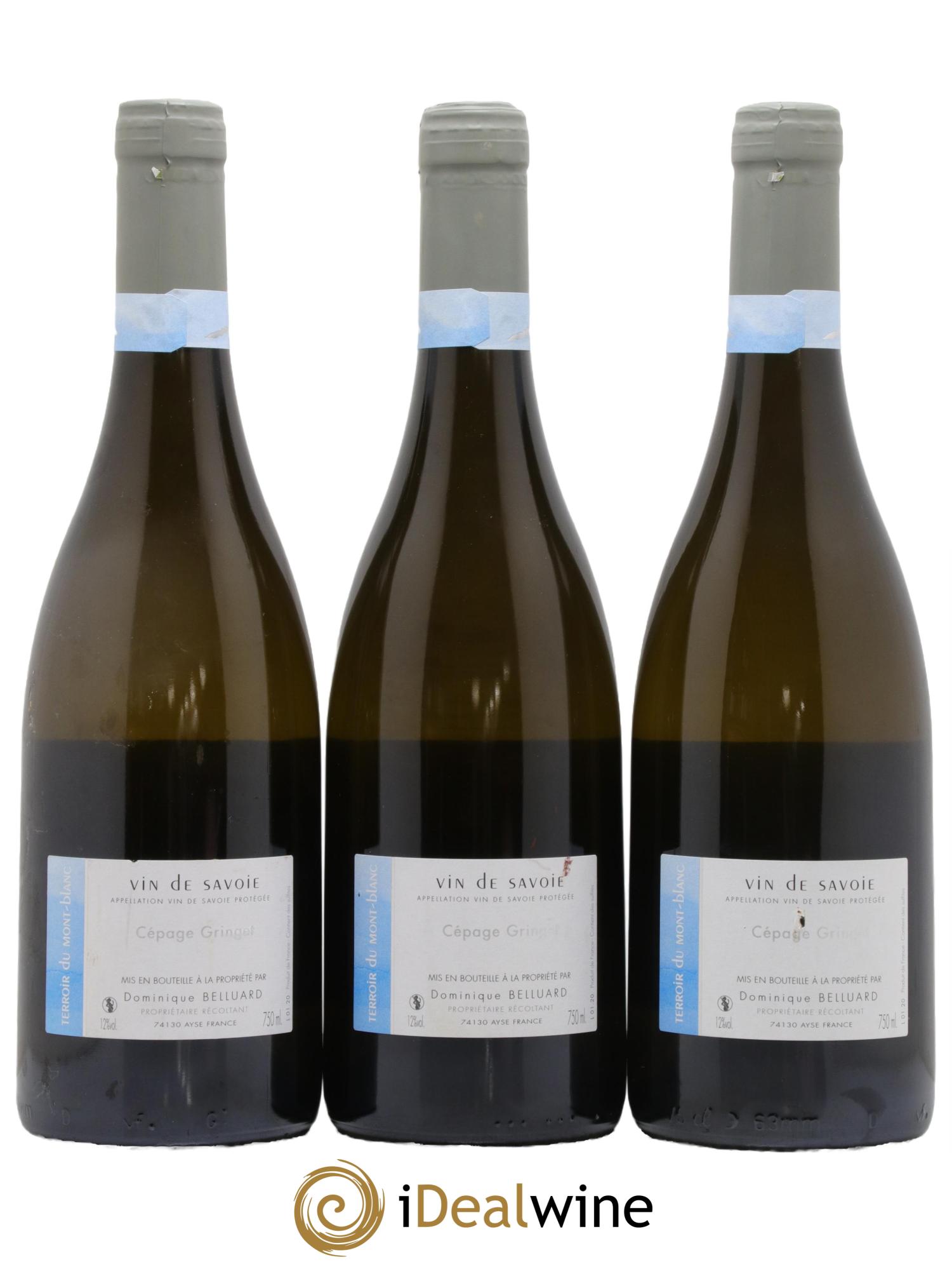 Vin de Savoie Eponyme Domaine Belluard 2020 - Lot de 3 bouteilles - 1
