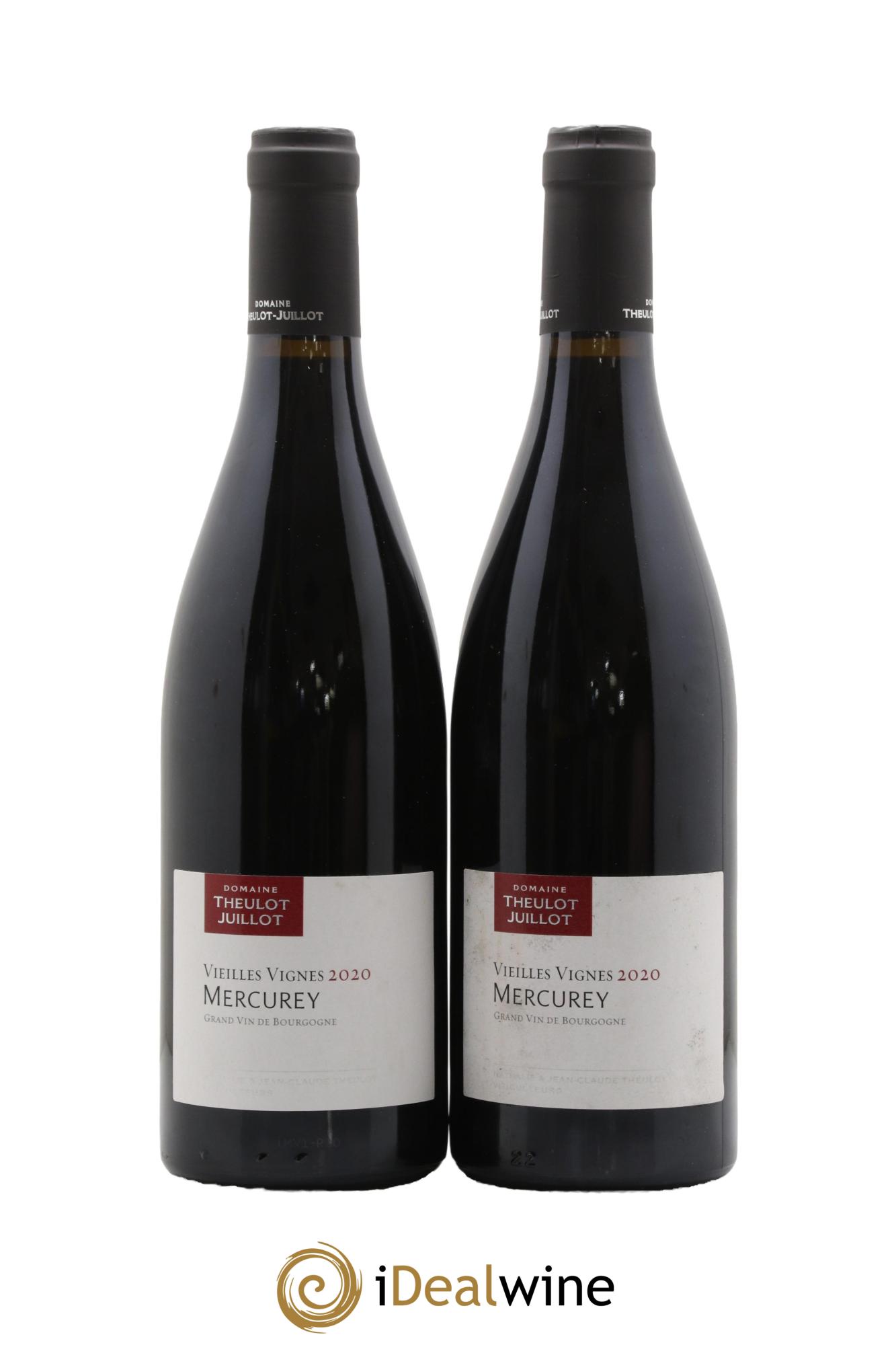 Mercurey Vieille Vignes Domaine Theulot Juillot 2020 - Lot de 2 bouteilles - 0