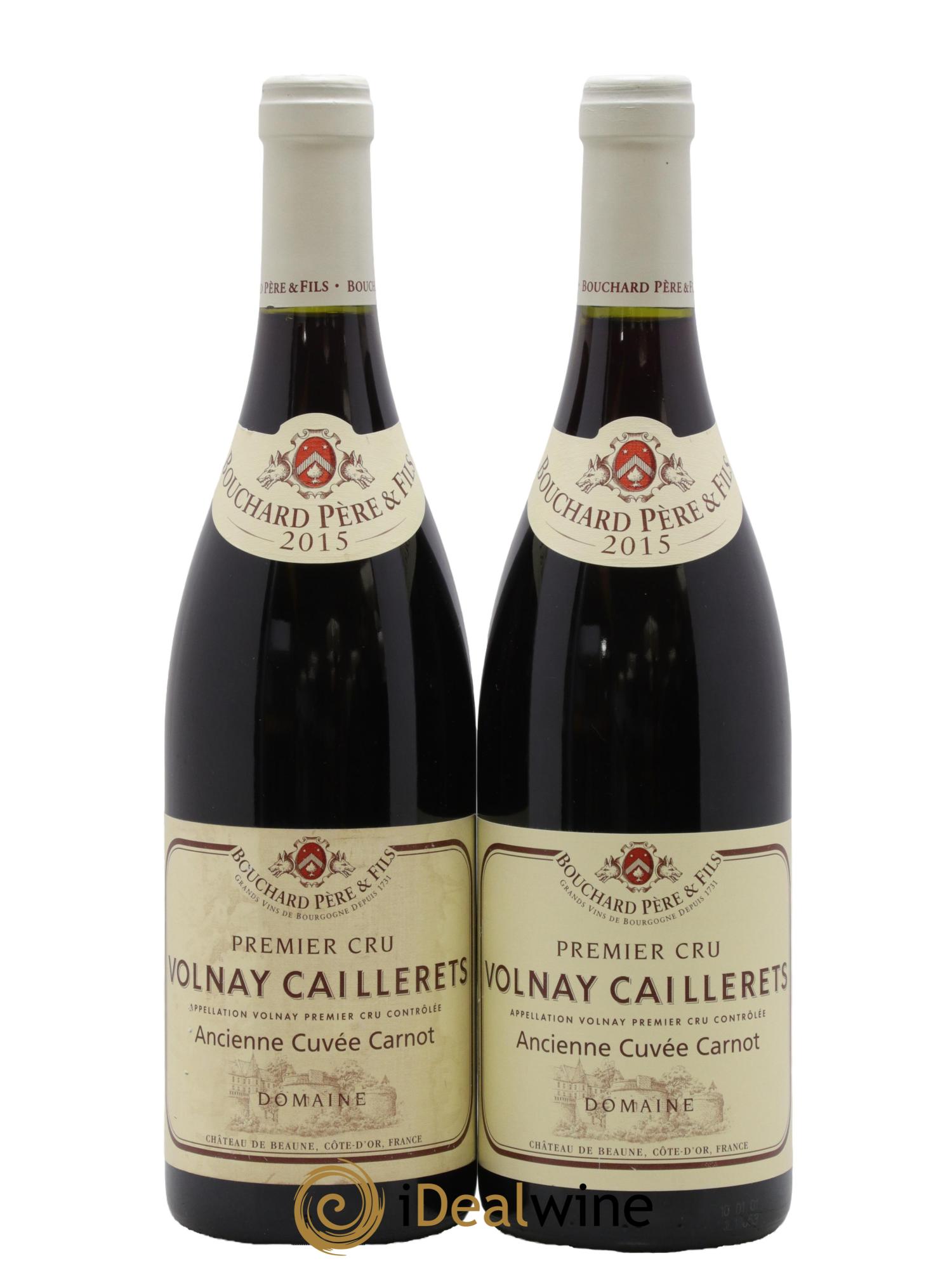 Volnay 1er Cru Caillerets - Ancienne Cuvée Carnot Bouchard Père & Fils 2015 - Lot of 2 bottles - 0