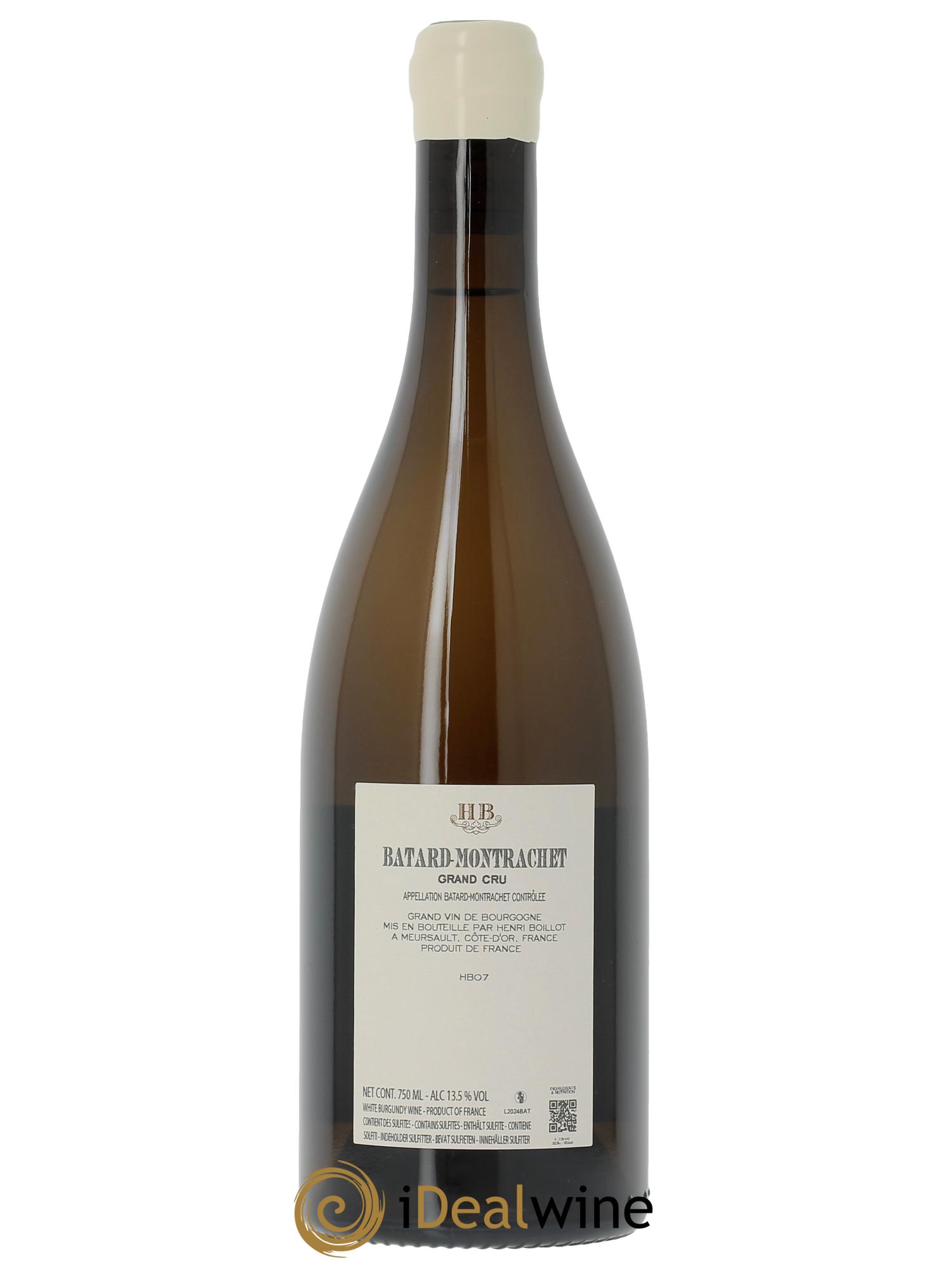 Bâtard-Montrachet Grand Cru Henri Boillot (Domaine)  2024 - Lotto di 1 bottiglia - 1