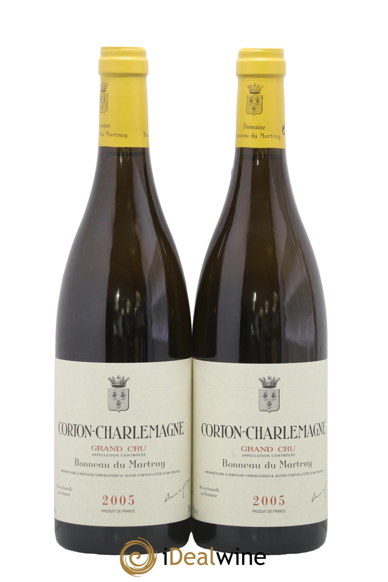 Corton-Charlemagne Grand Cru Bonneau du Martray (Domaine) 2005 - Lot de 2 bouteilles - 0