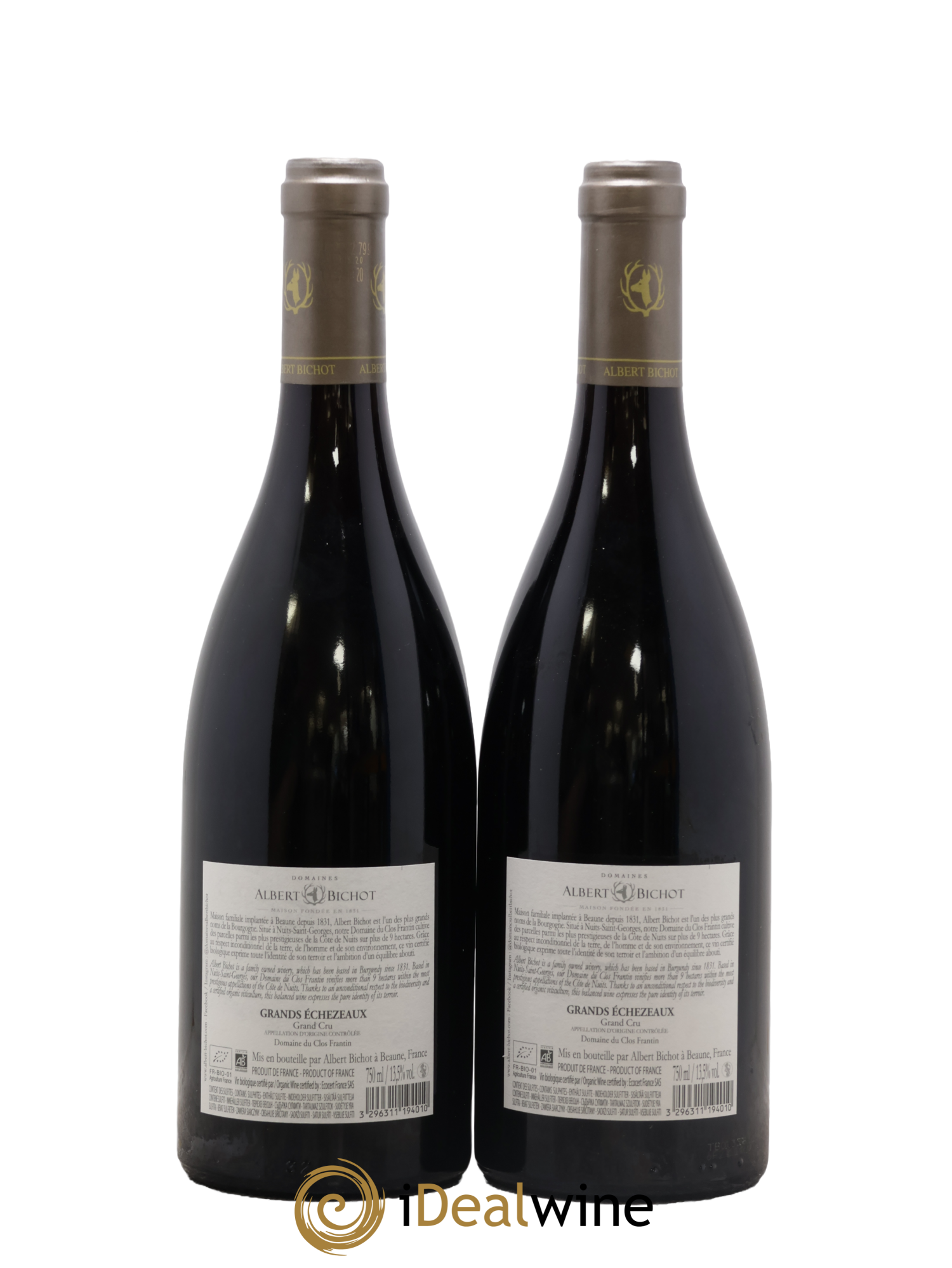 Grands-Echezeaux Grand Cru Clos Frantin - Albert Bichot 2018 - Lot de 2 bouteilles - 1