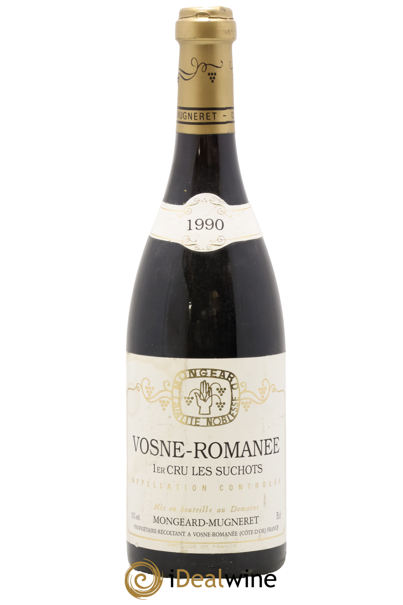 Vosne-Romanée 1er Cru Les Suchots Mongeard-Mugneret (Domaine) 1990 - Lot de 1 bouteille - 0