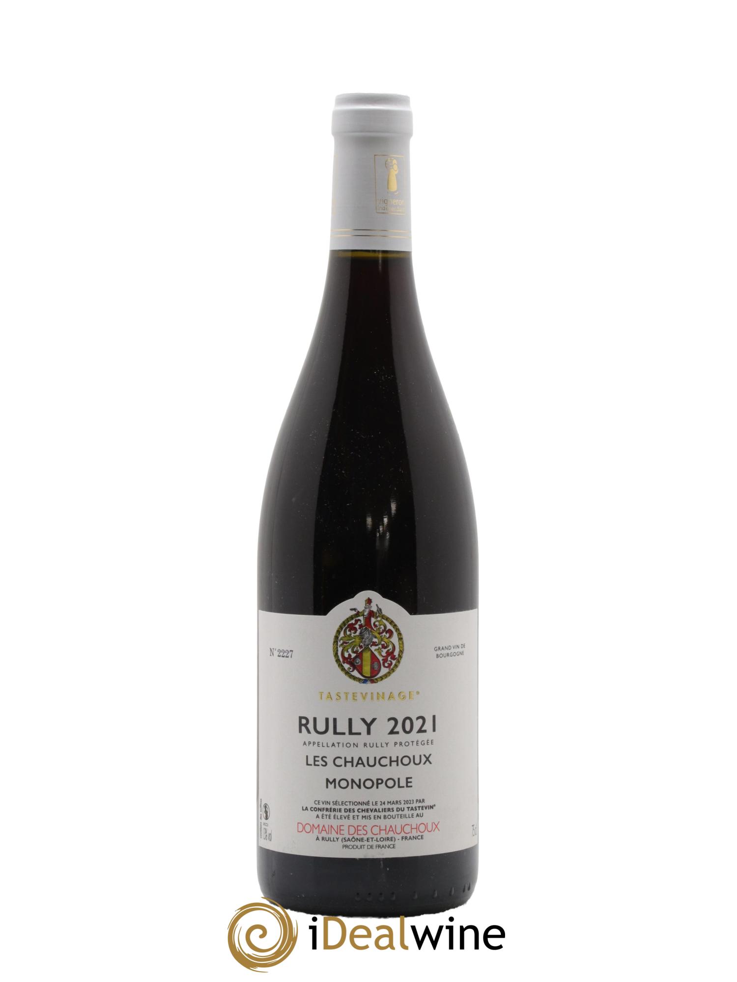 Rully Les Chauchoux Domaine des Chauchoux 2021 - Lot de 1 bouteille - 0