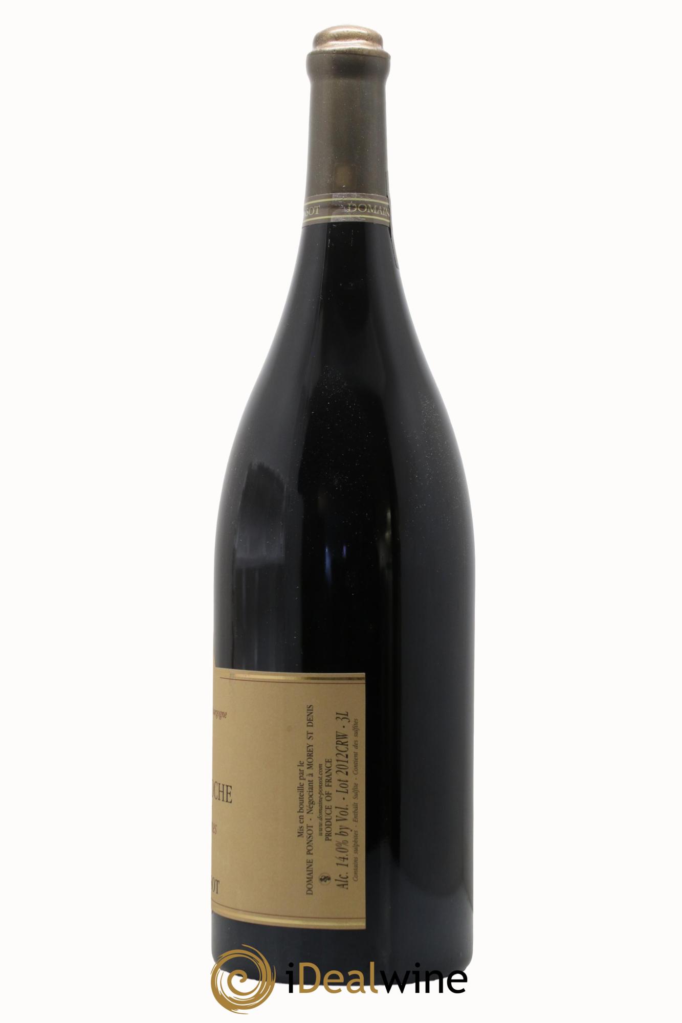 Clos de la Roche Grand Cru Vieilles Vignes Ponsot (Domaine) 2012 - Lot de 1 double magnum - 2