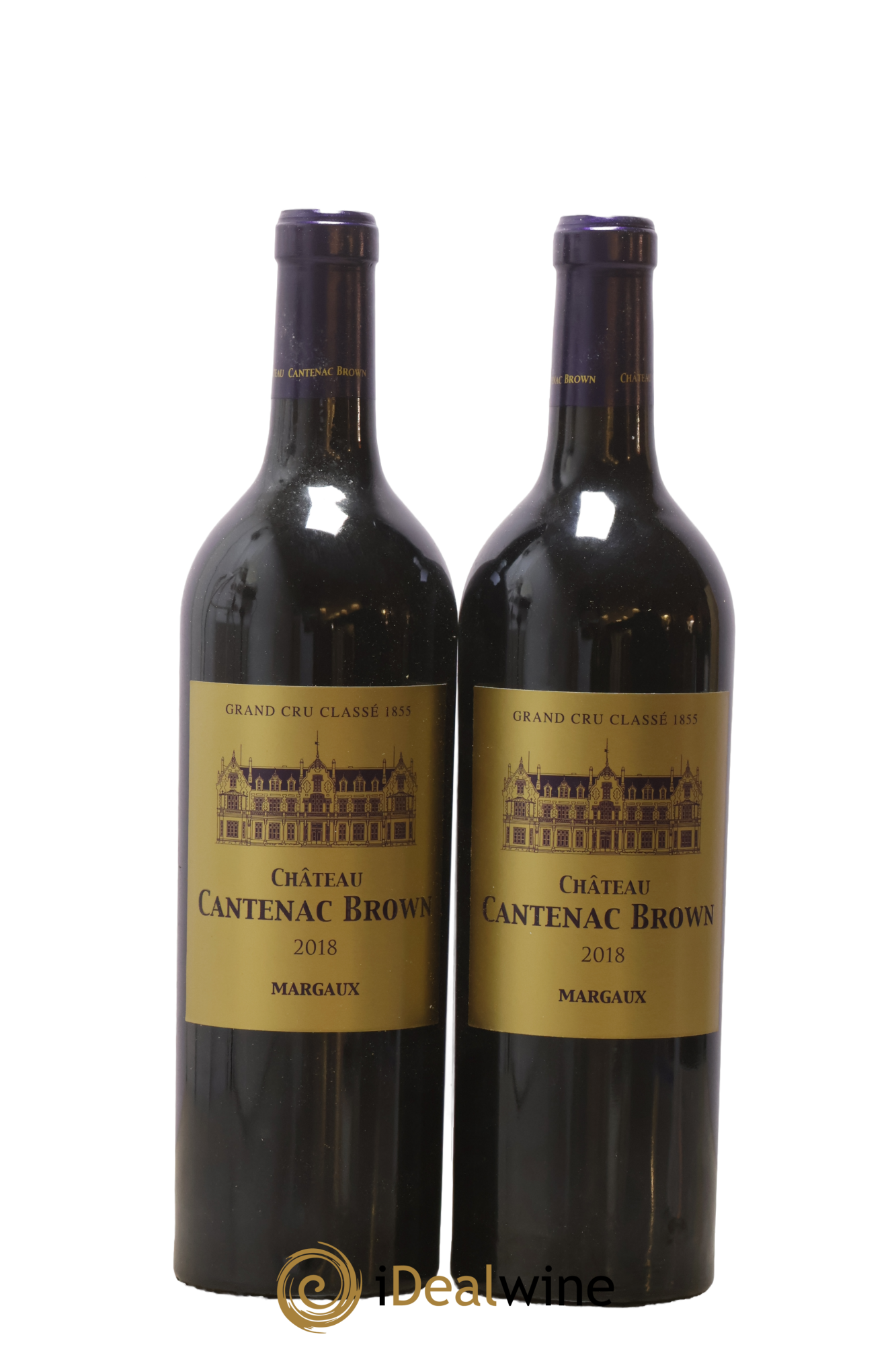Château Cantenac Brown 3ème Grand Cru Classé 2018 - Posten von 2 Flaschen - 1