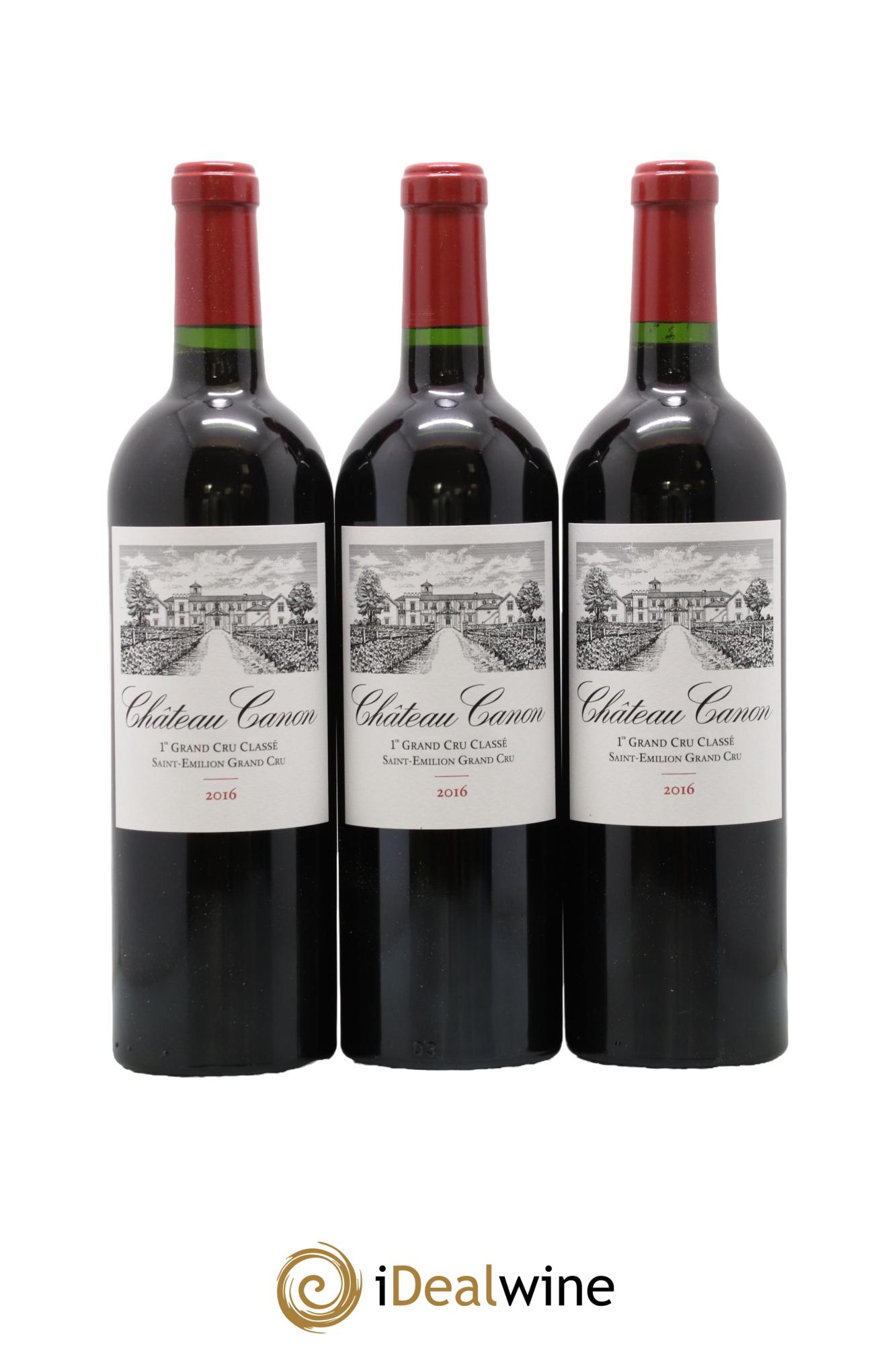Château Canon 1er Grand Cru Classé B 2016 - Lotto di 6 bottiglie - 1