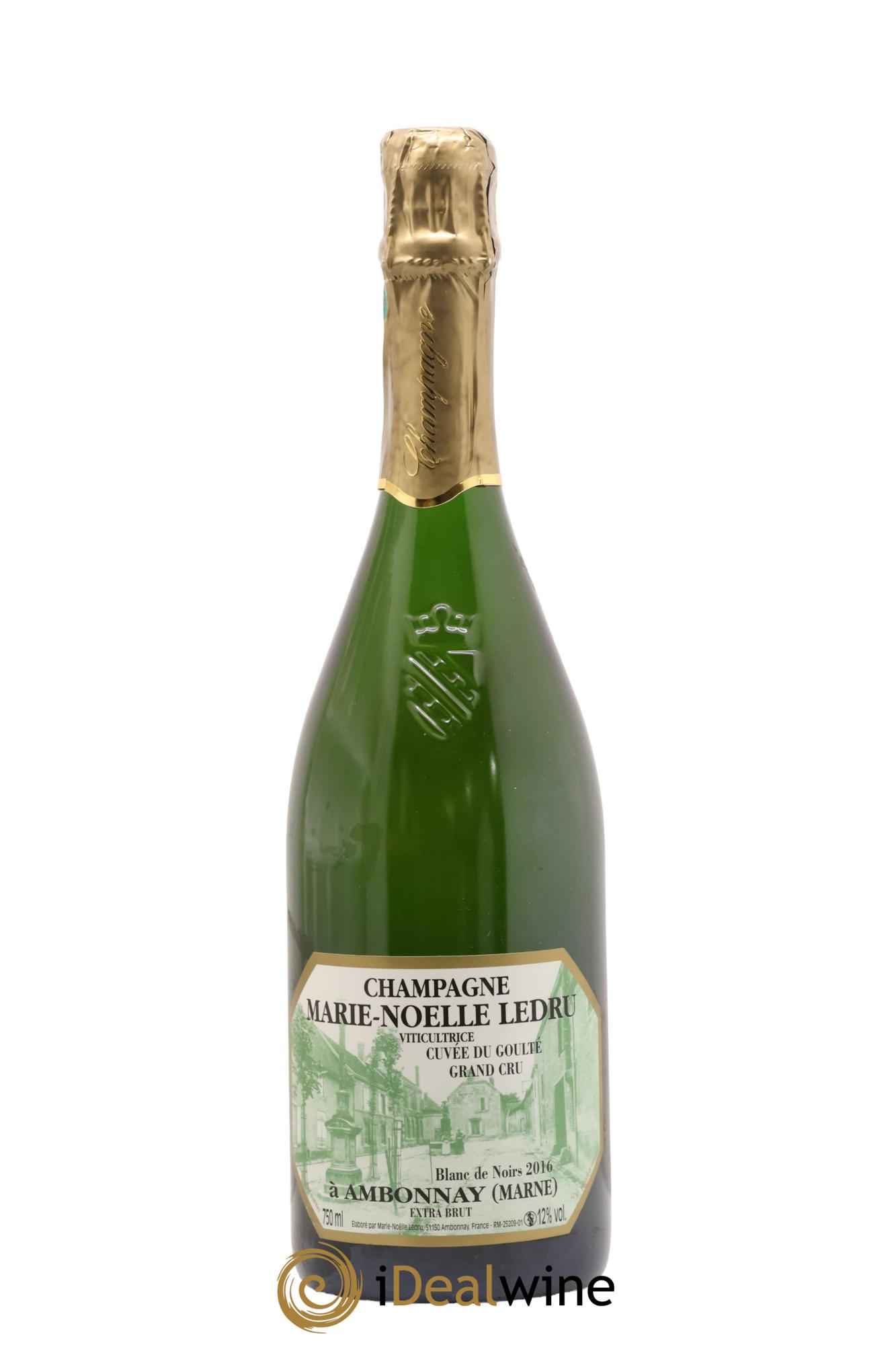 Cuvée du Goulté Blanc de Noirs Marie-Noëlle Ledru 2016 - Posten von 1 Flasche - 0