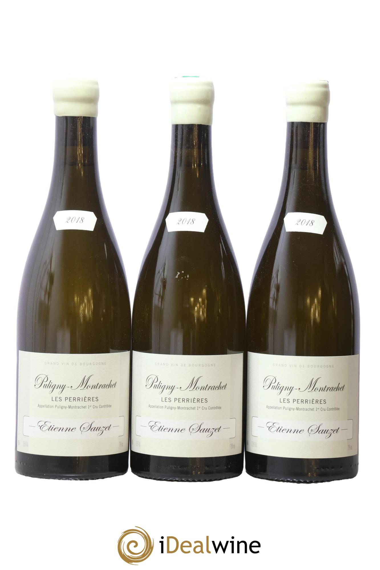 Puligny-Montrachet 1er Cru Les Perrières Etienne Sauzet 2018 - Lot de 3 bouteilles - 0