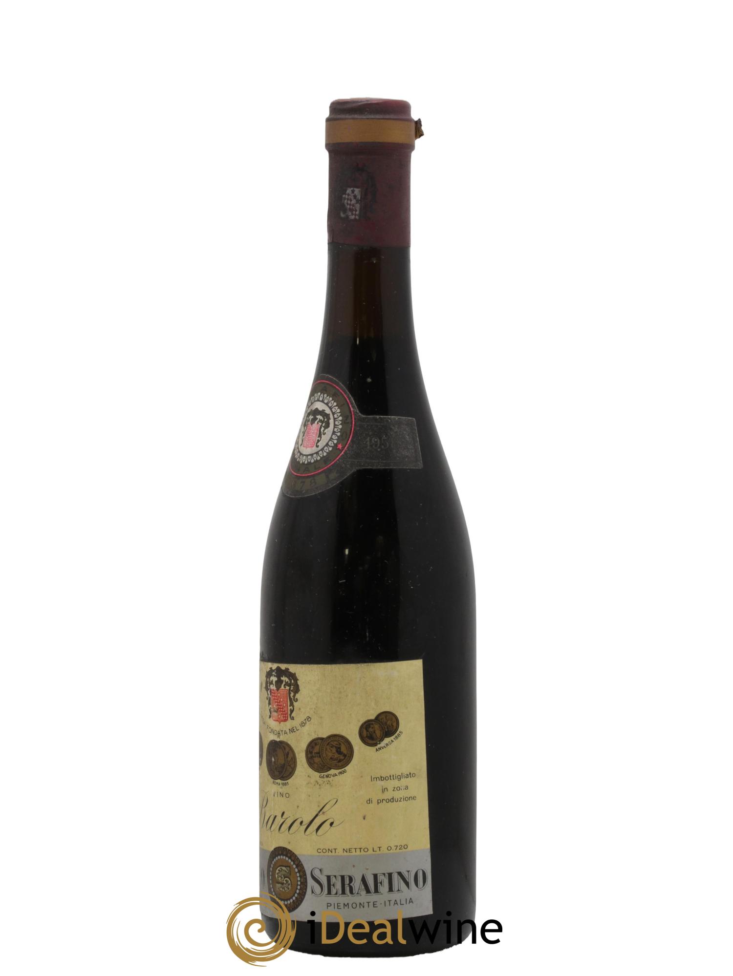 Barolo Riserva Speciale Enrico Serafino 1958 - Posten von 1 Flasche - 1