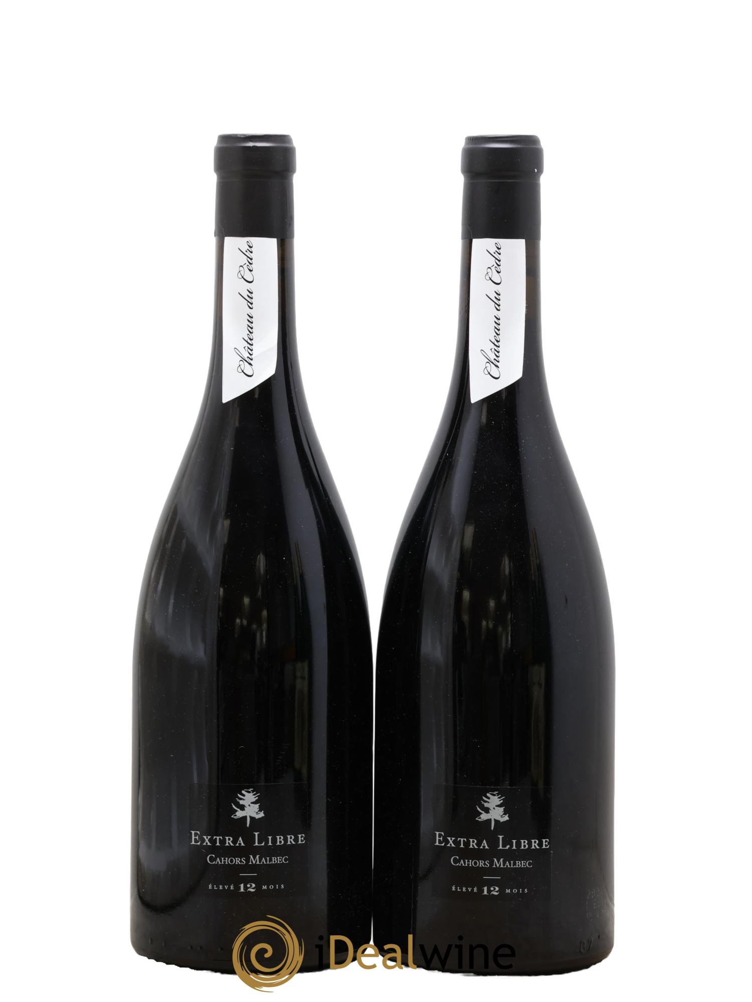 Cahors Château du Cèdre Extra Libre Pascal et Jean-Marc Verhaeghe 2019 - Lot de 2 bouteilles - 0