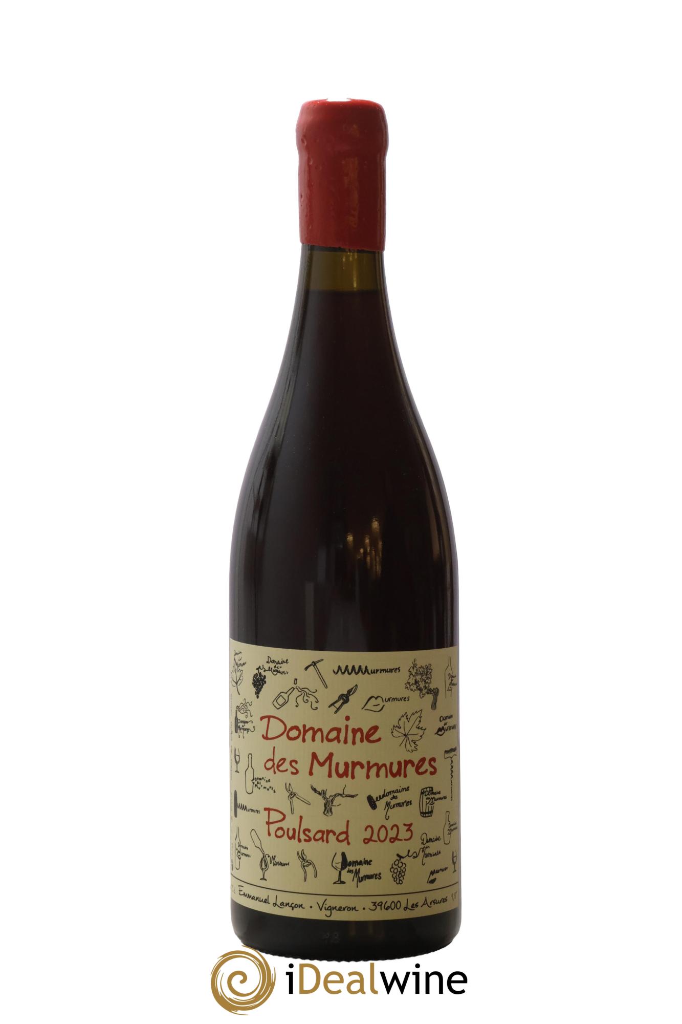 Vin de France Poulsard Murmures (Domaine des) - Emmanuel Lançon 2023 - Posten von 1 Flasche - 0