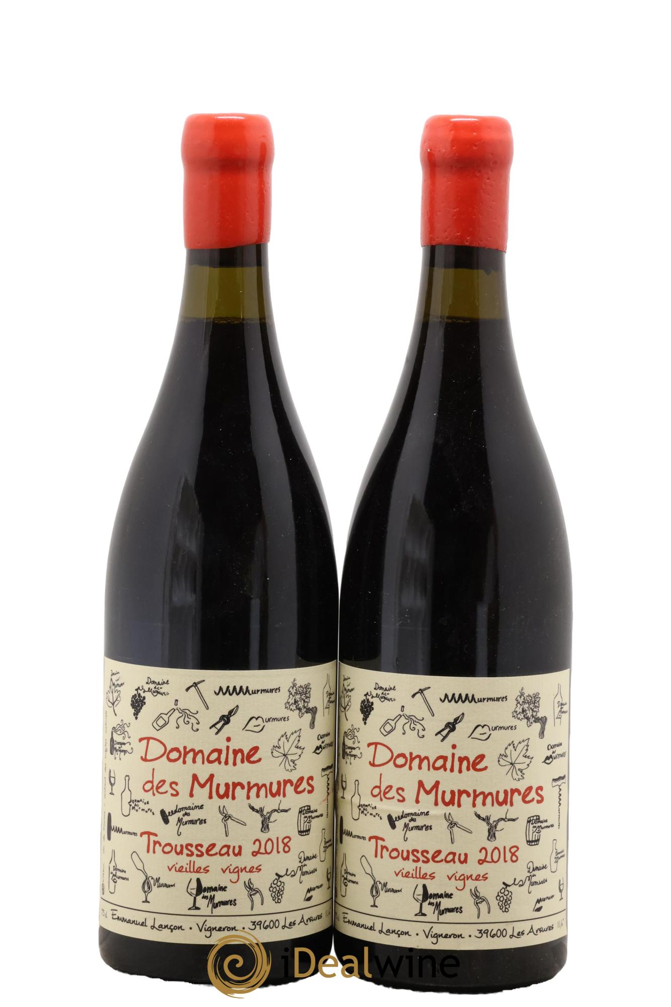 Vin de France Trousseau Vieilles Vignes Murmures (Domaine des) - Emmanuel Lançon 2018 - Lot de 2 bouteilles - 0