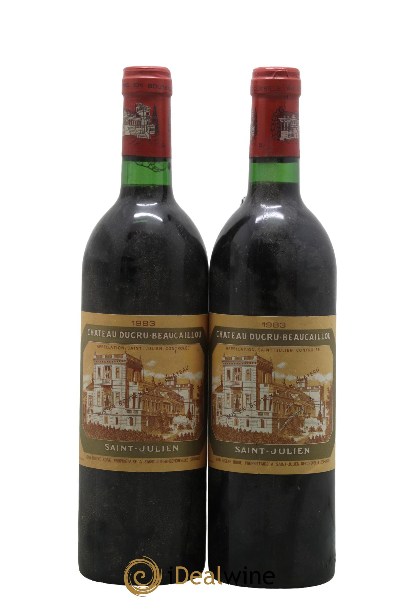 Château Ducru Beaucaillou 2ème Grand Cru Classé 1983 - Posten von 2 Flaschen - 0