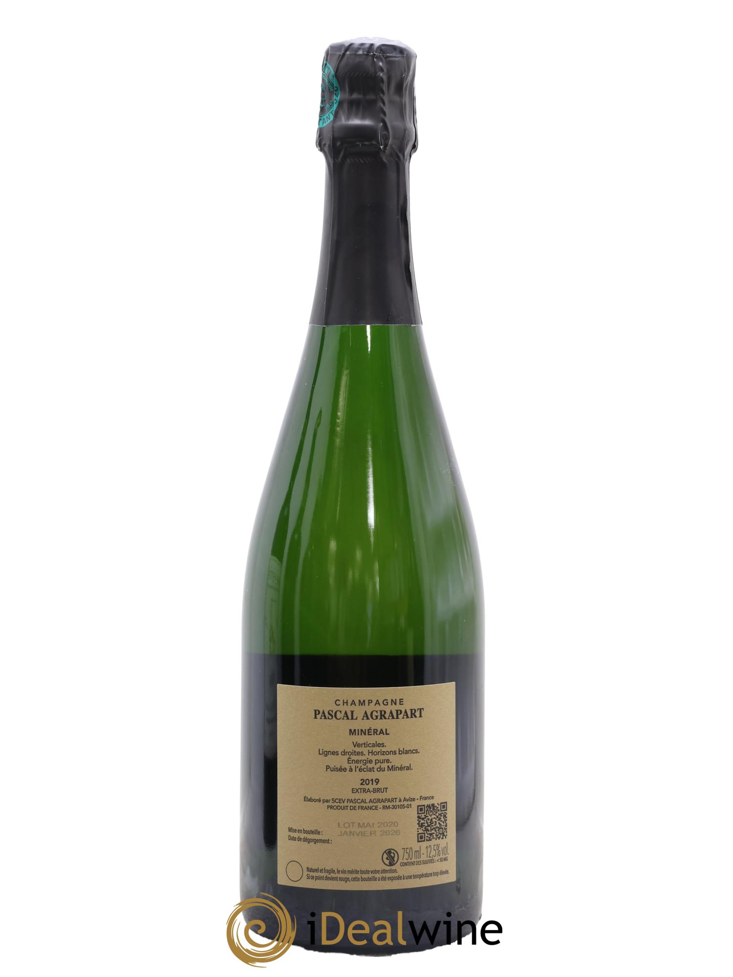 Minéral Blanc de Blancs Extra-Brut Agrapart & Fils 2019 - Lot de 1 bouteille - 1