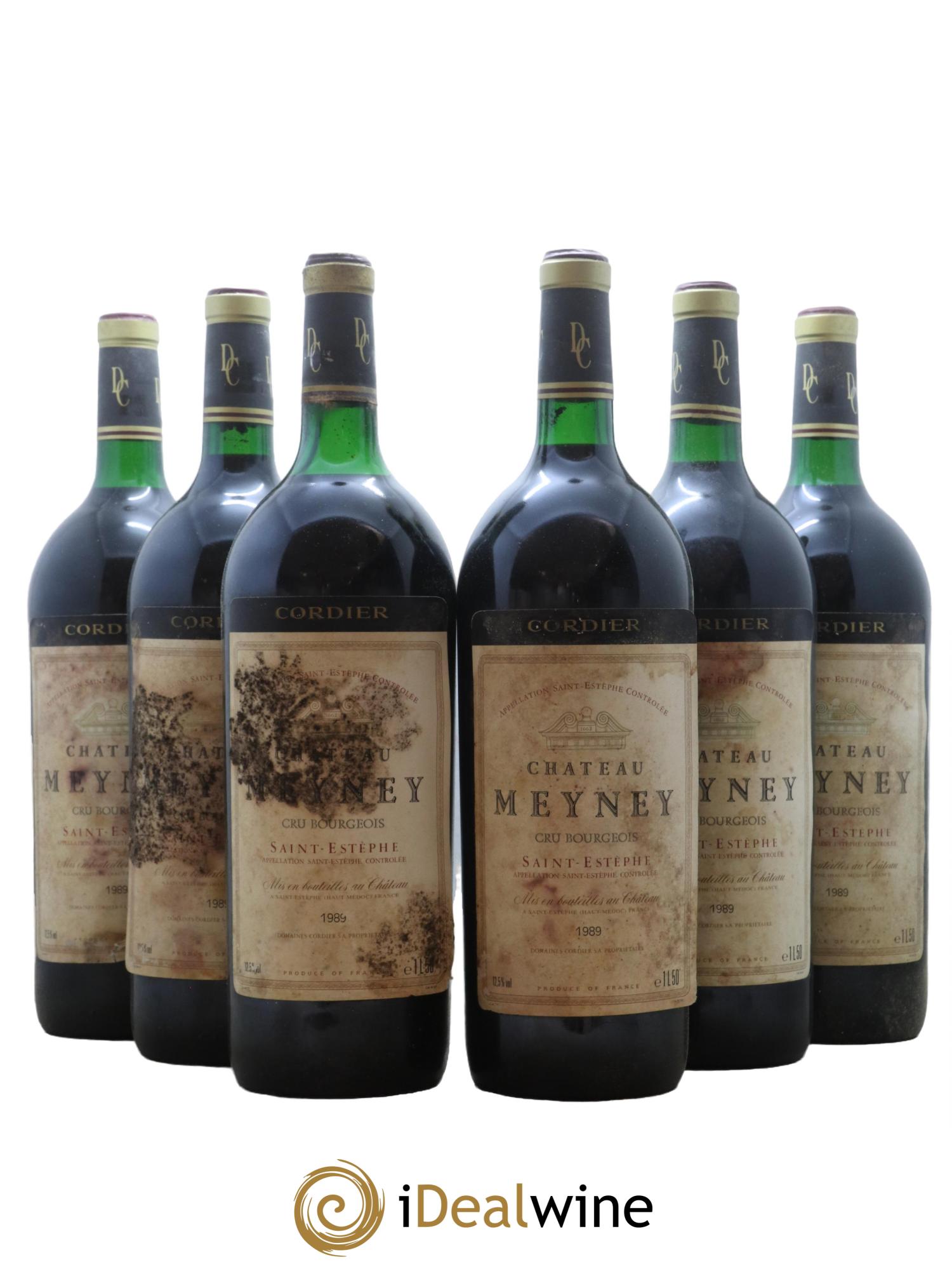 Château Meyney 1989 - Lot de 6 magnums - 0