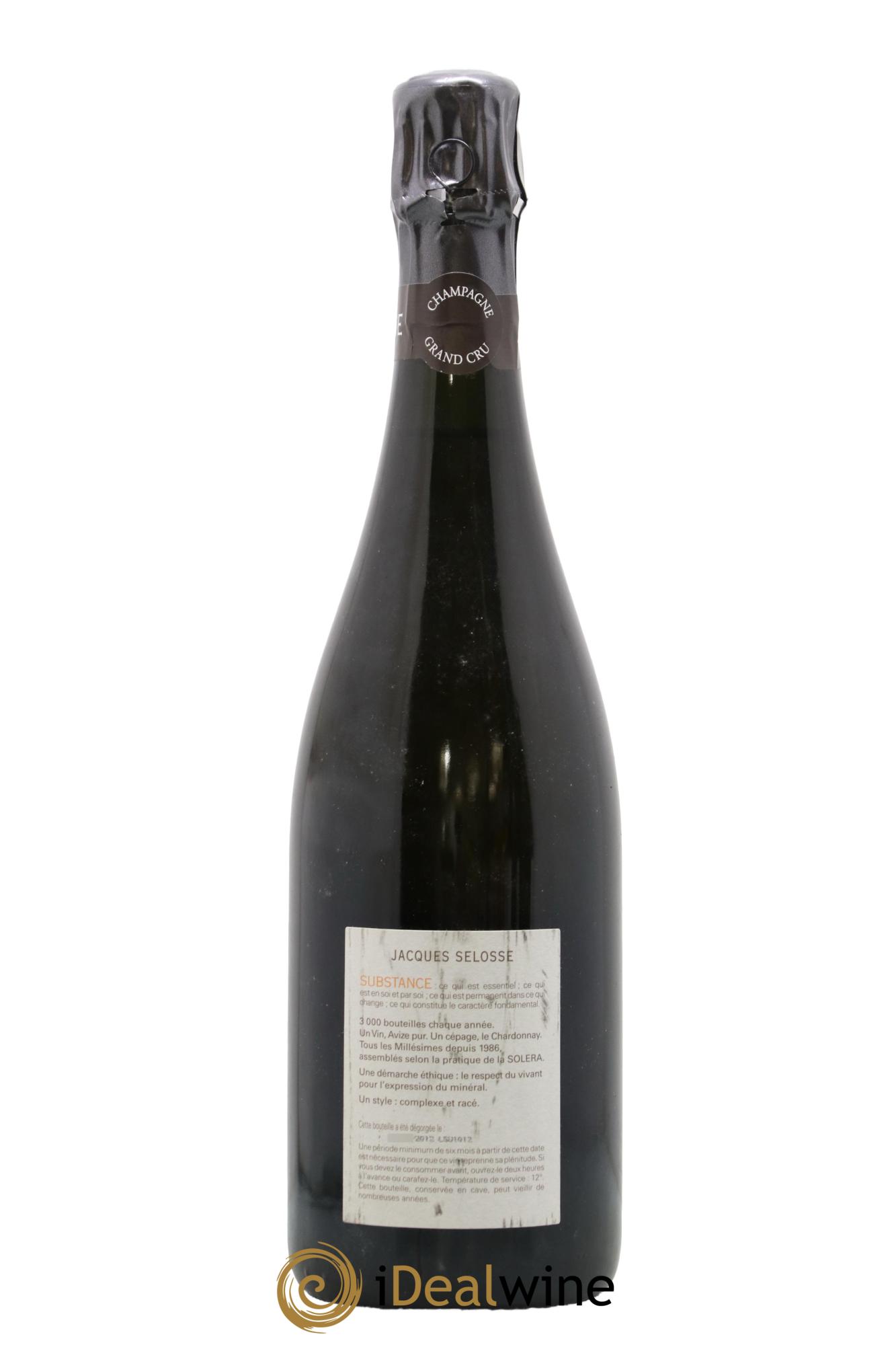 Substance Jacques Selosse - Lot de 1 bouteille - 1