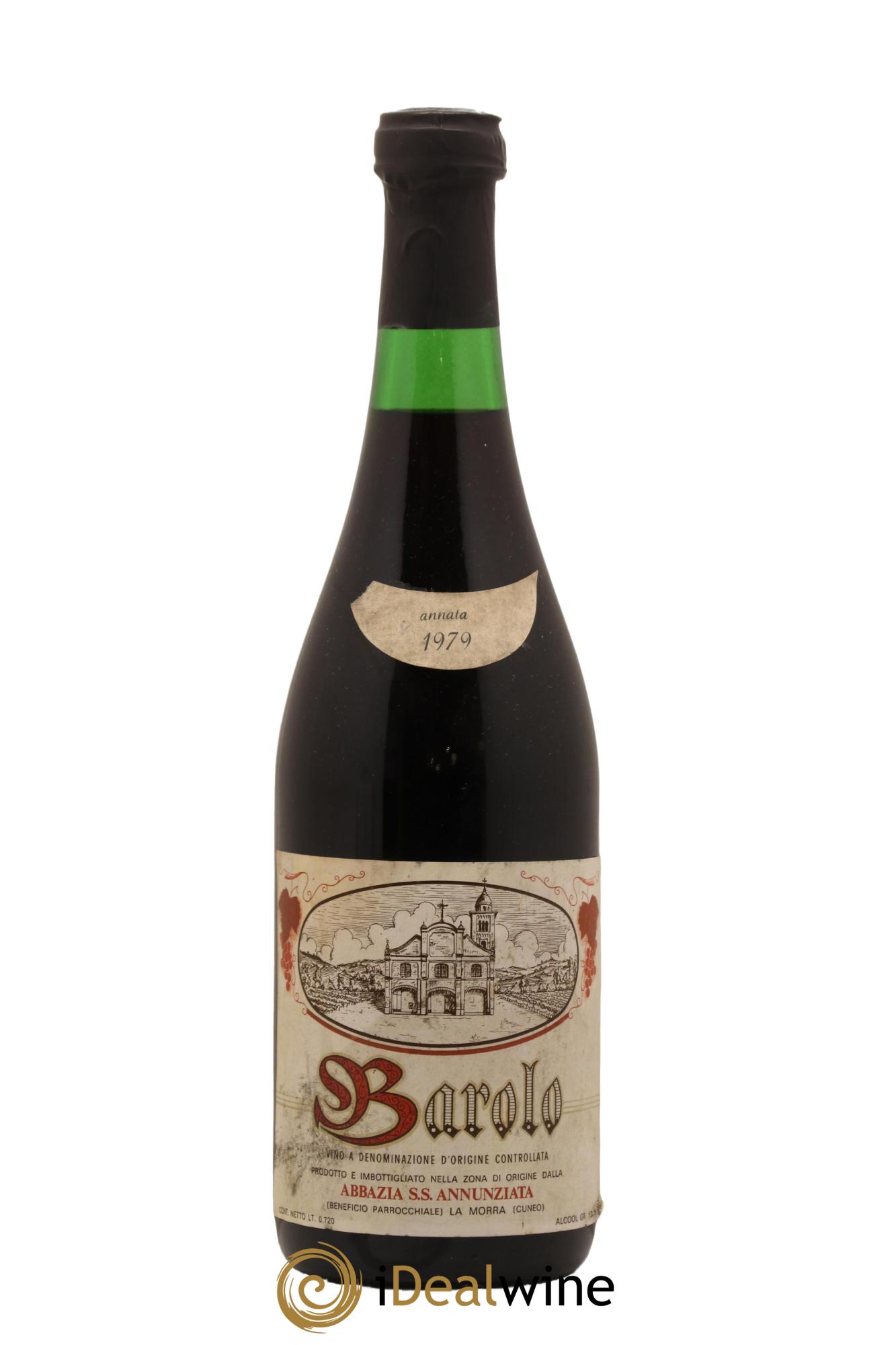 Barolo Abbazia Annunziata 1979 - Lot de 1 bouteille - 0