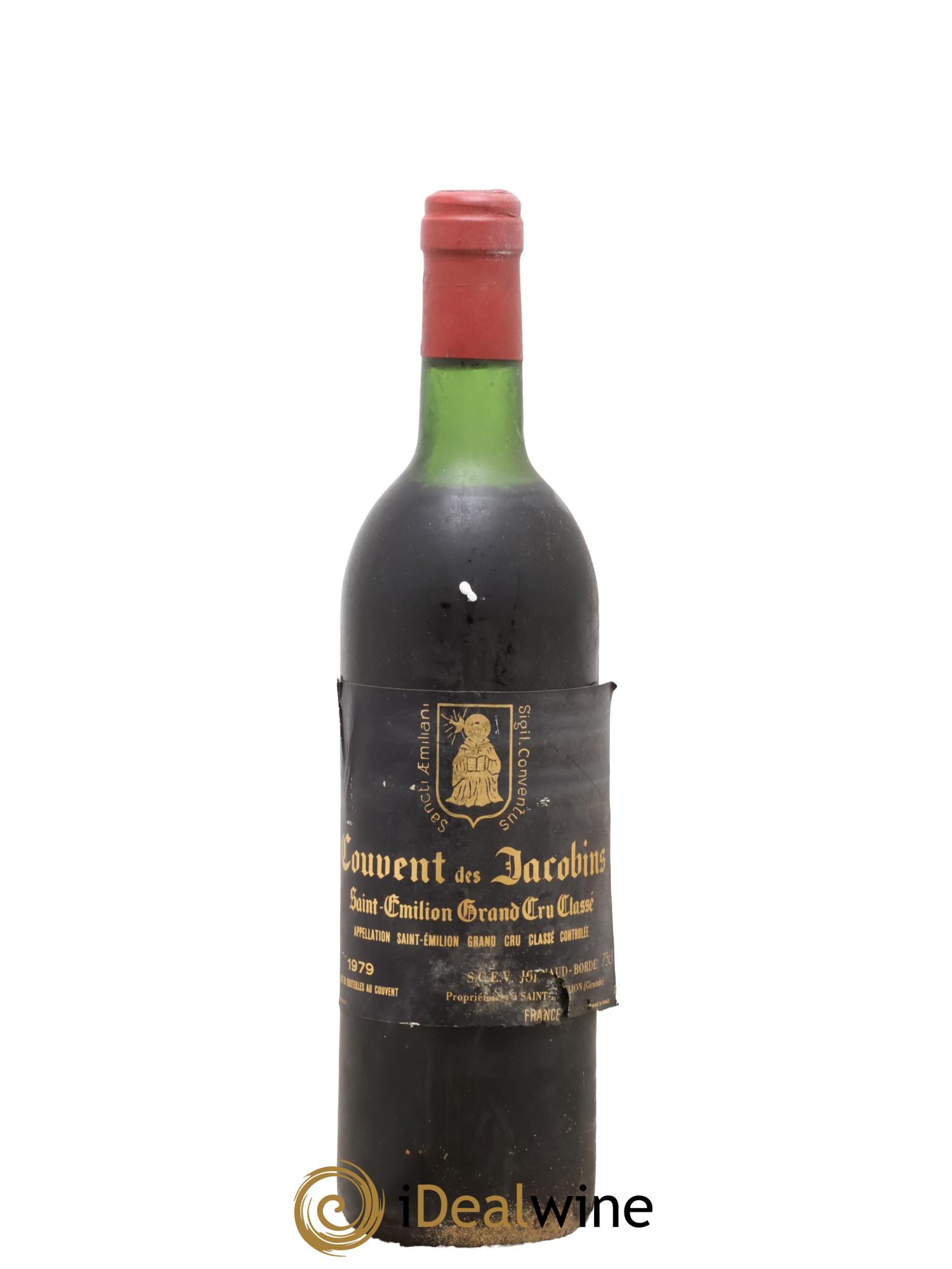 Château Couvent des Jacobins Grand Cru Classé 1979 - Lot of 1 bottle - 0