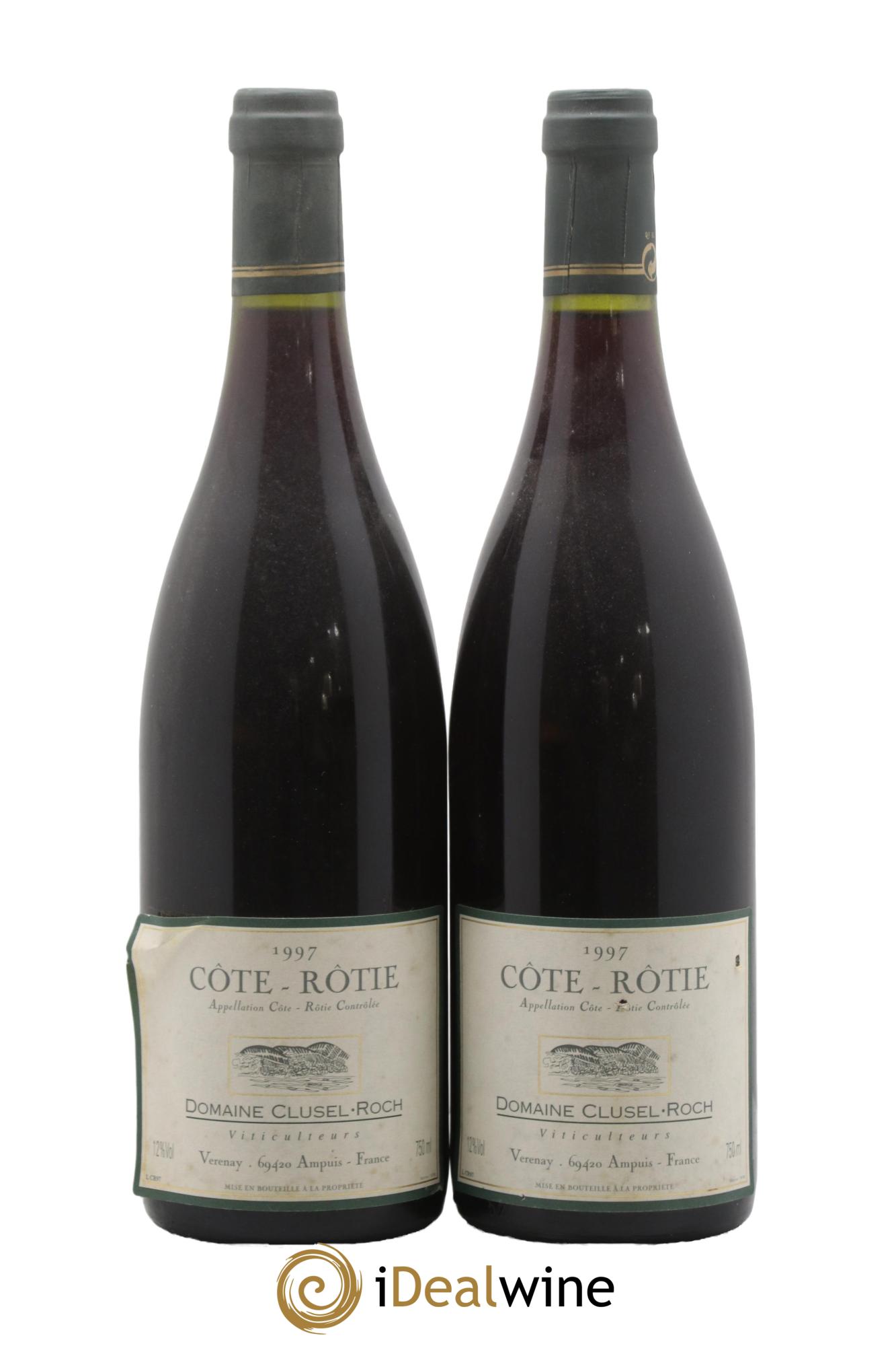 Côte-Rôtie Clusel-Roch 1997 - Posten von 2 Flaschen - 0