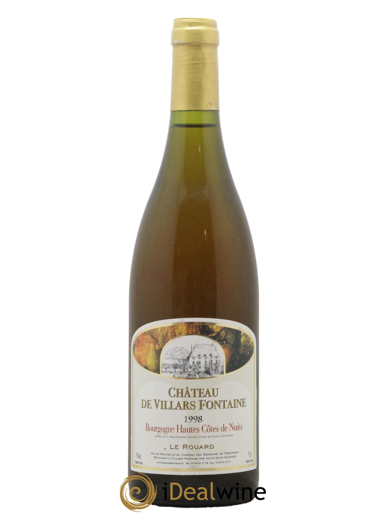 Hautes-Côtes de Nuits Le Rouard Domaine de Villars Fontaine 1998 - Lot de 1 bouteille - 0