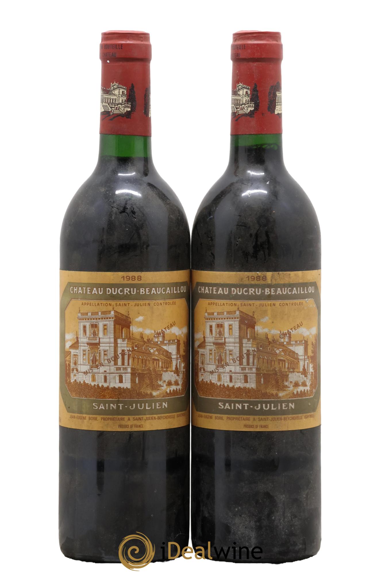Château Ducru Beaucaillou 2ème Grand Cru Classé 1988 - Lotto di 2 bottiglie - 0