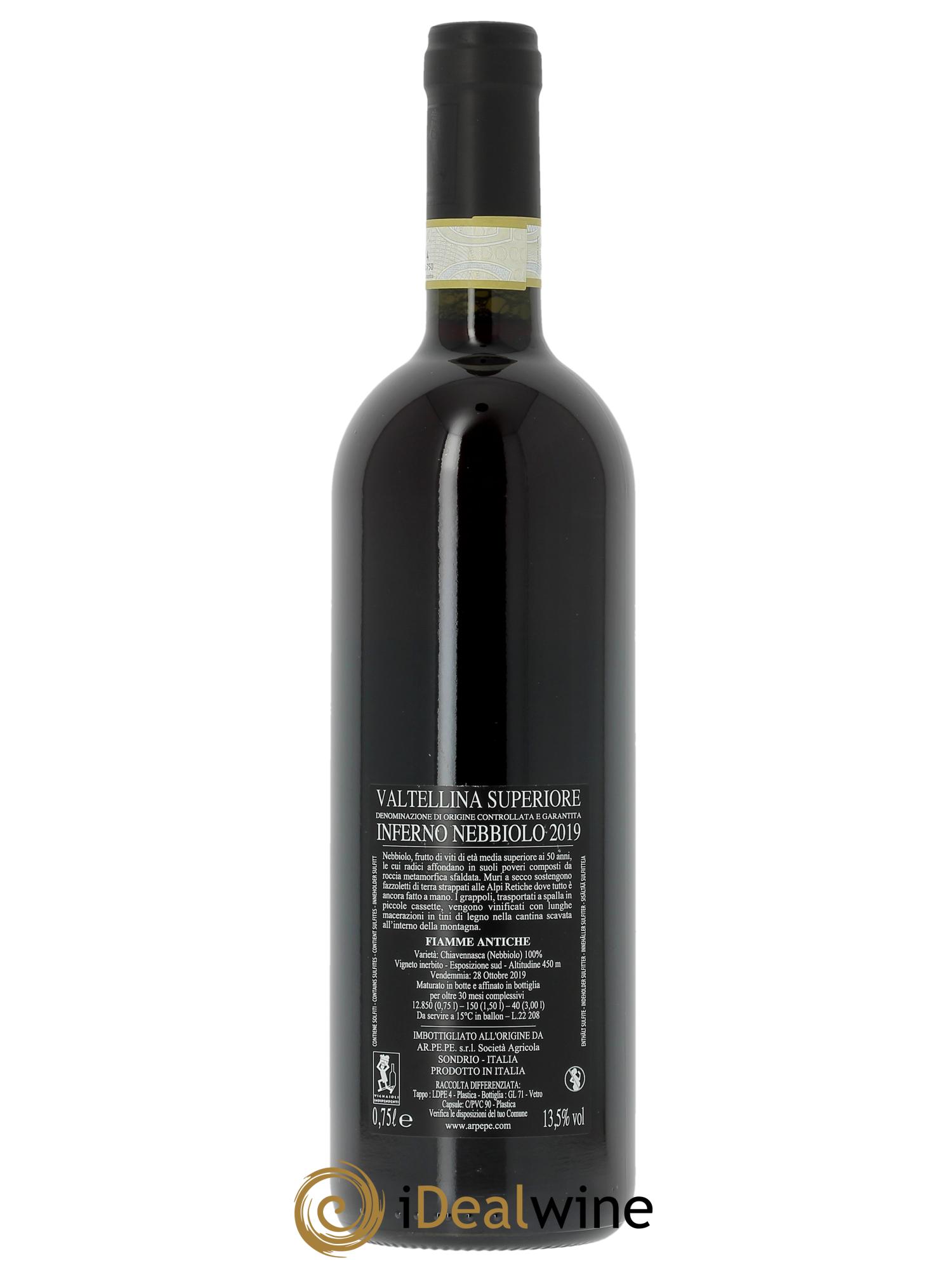 Valtellina Superiore DOCG Ar.Pe.Pe. Inferno Fiamme Antiche  2019 - Lot of 1 bottle - 1