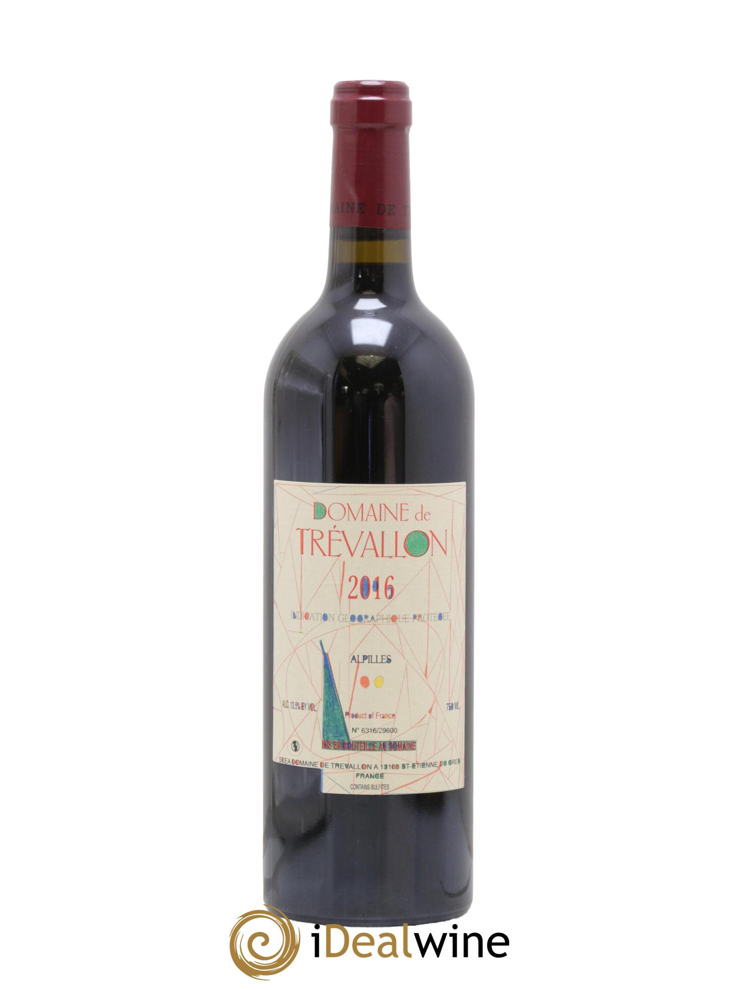 IGP Alpilles Trévallon (Domaine de) Eloi Dürrbach 2016 - Lot de 1 bouteille - 0