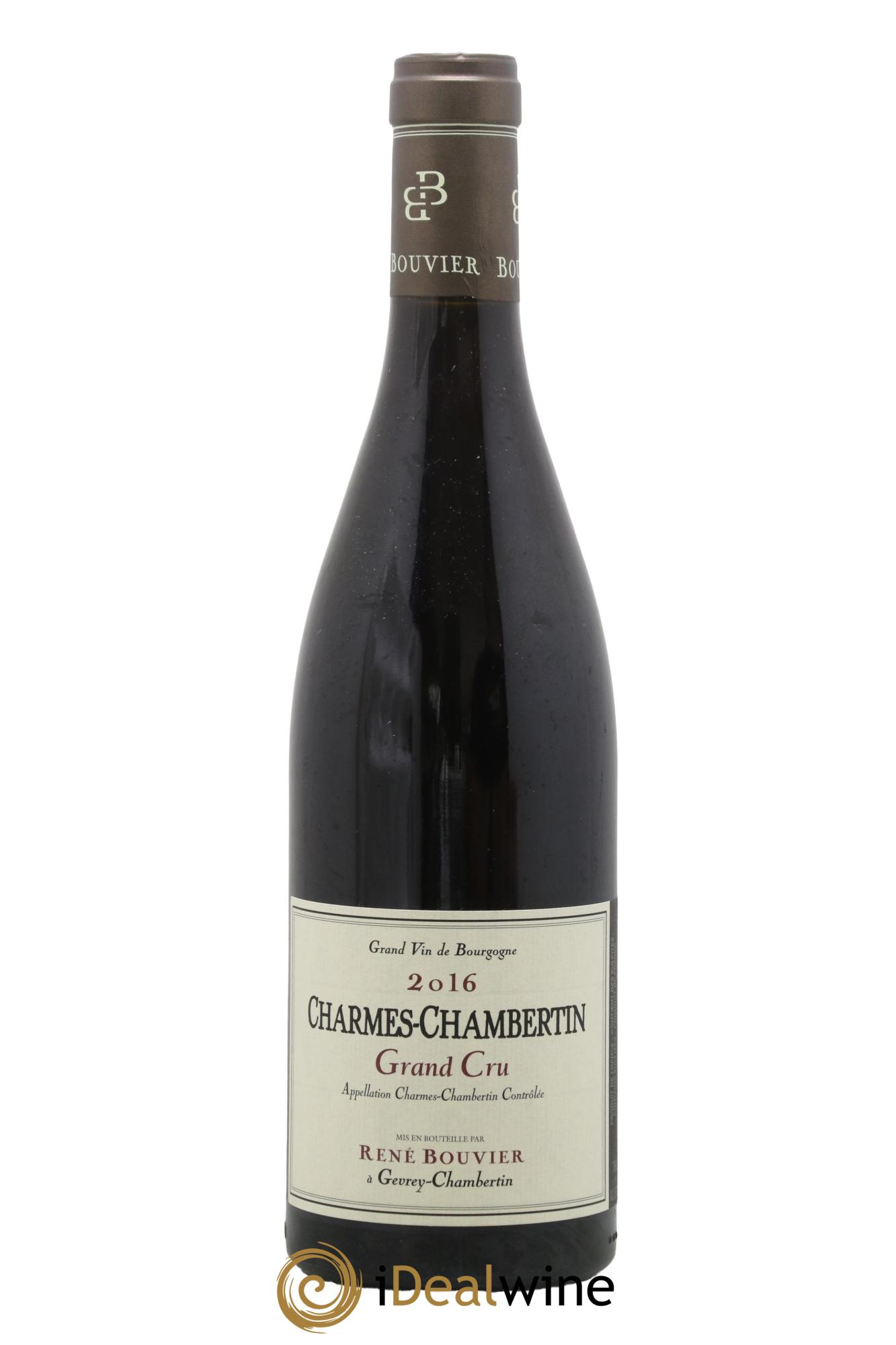 Charmes-Chambertin Grand Cru René Bouvier (Domaine) 2016 - Lot de 1 bouteille - 0