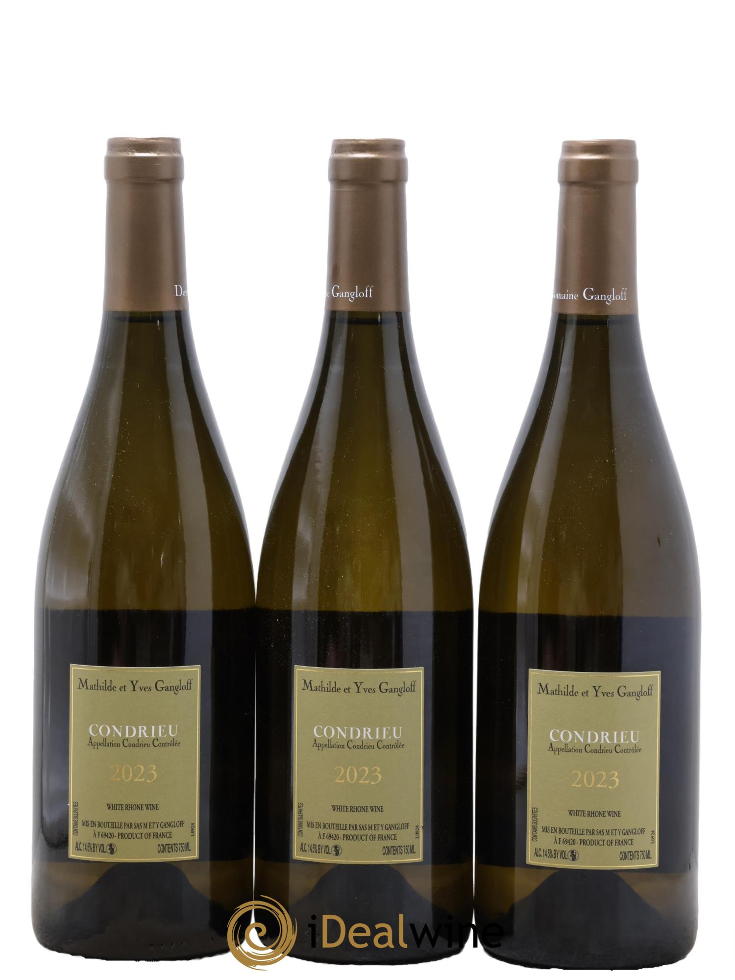 Condrieu Domaine Gangloff (Domaine)  2023 - Lotto di 3 bottiglie - 1
