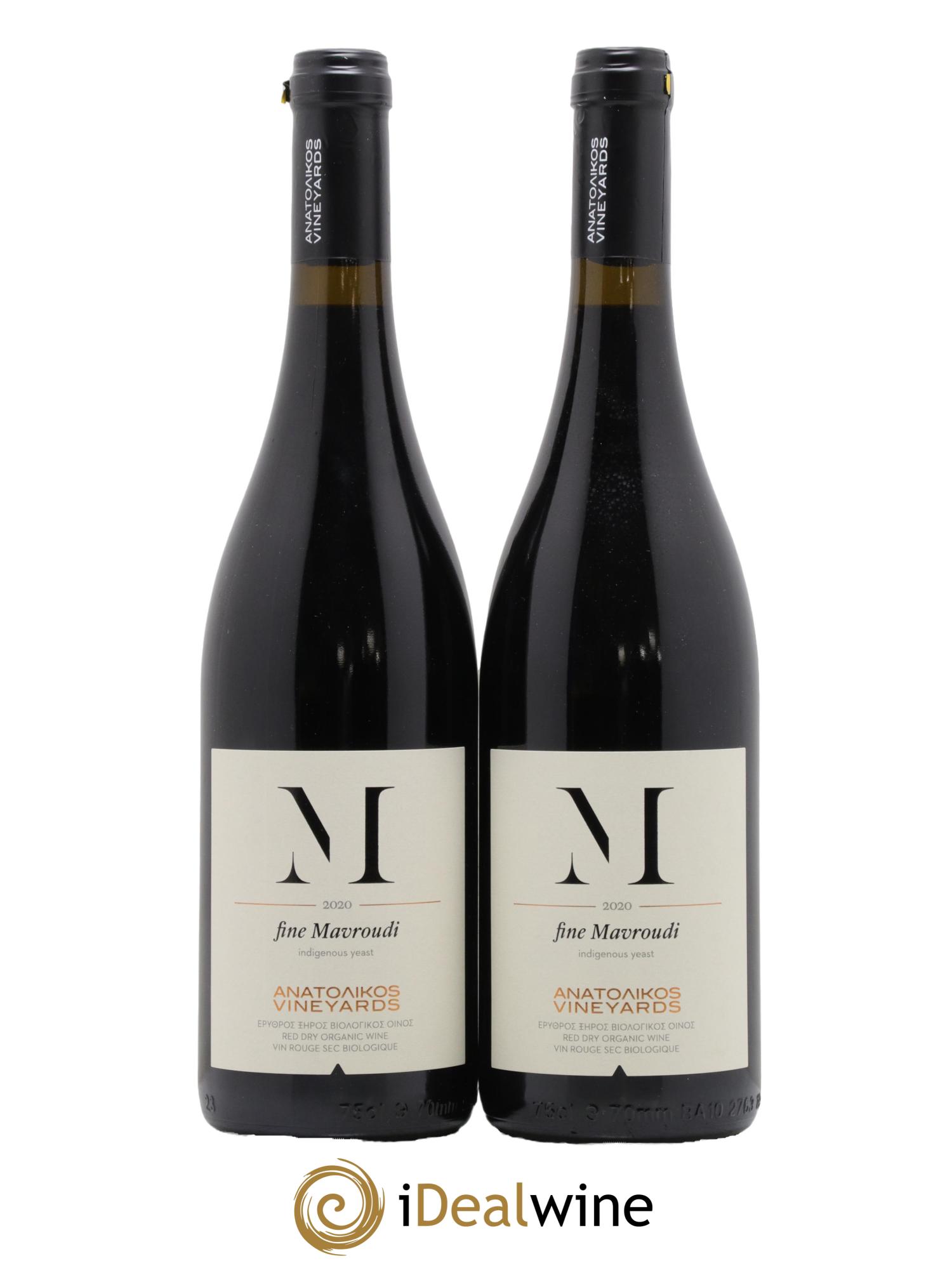 Vins Etrangers Grèce Anatolikos Vineyards Fine Mavroudi 2020 - Lot de 2 bouteilles - 0