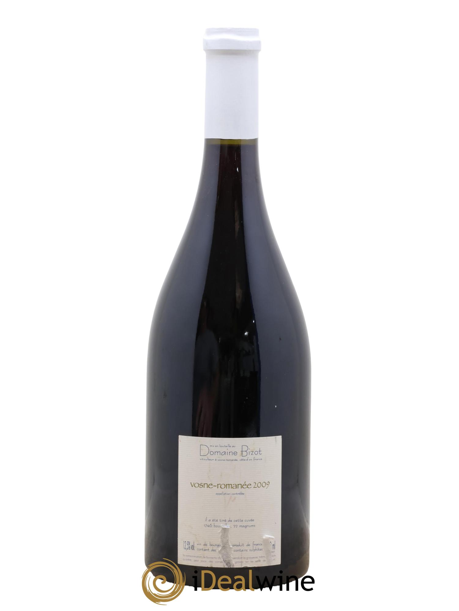 Vosne-Romanée Bizot (Domaine) 2009 - Lot de 1 bouteille - 1