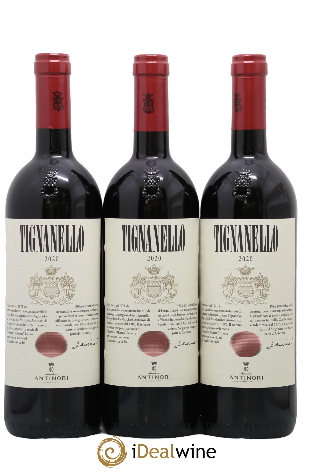 Toscana IGT Tignanello Tenuta Tignanello - Marchesi Antinori 2020 - Lot de 6 bouteilles - 2