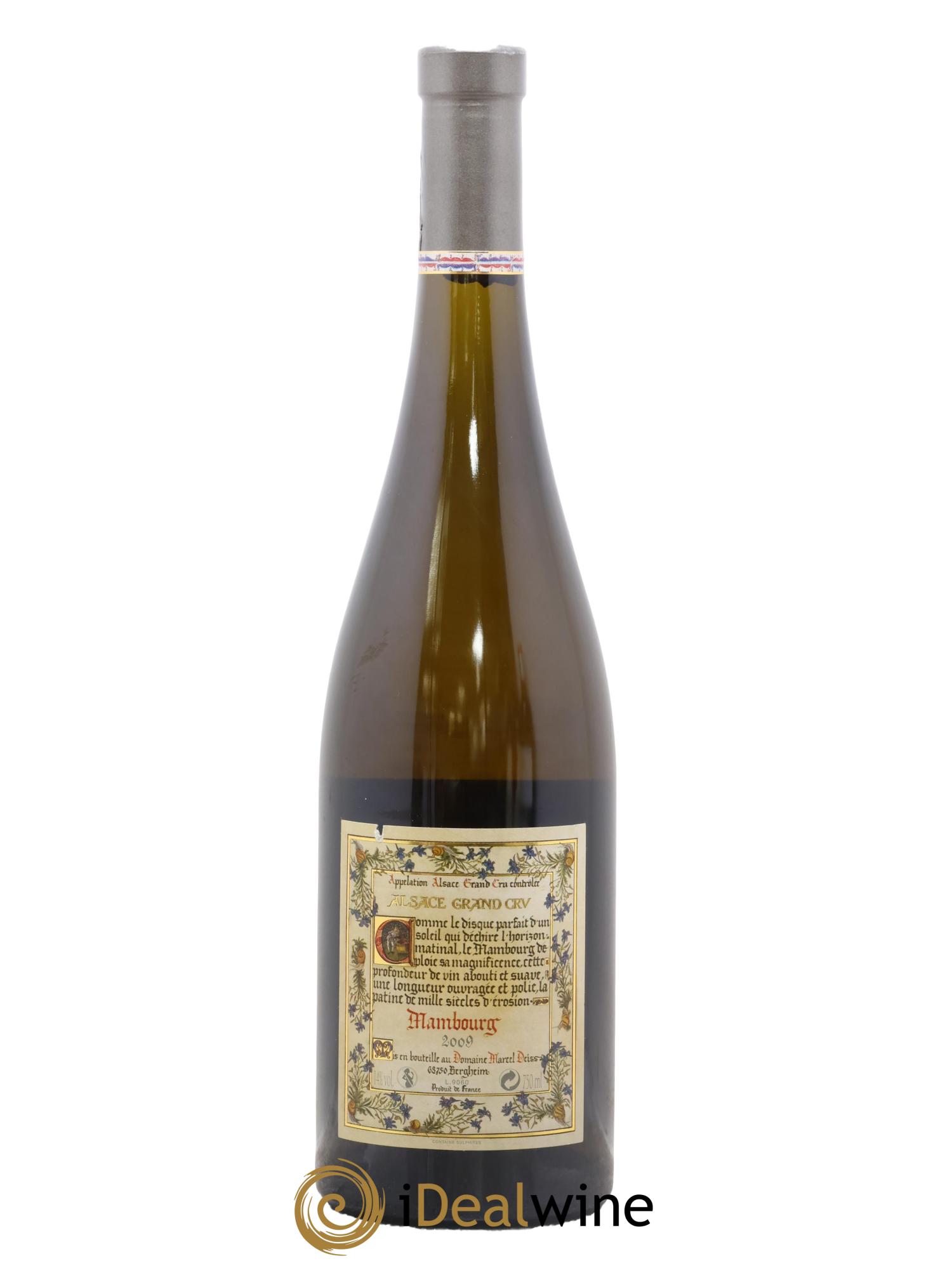 Alsace Grand Cru Mambourg Marcel Deiss (Domaine) 2009 - Lot de 1 bouteille - 1