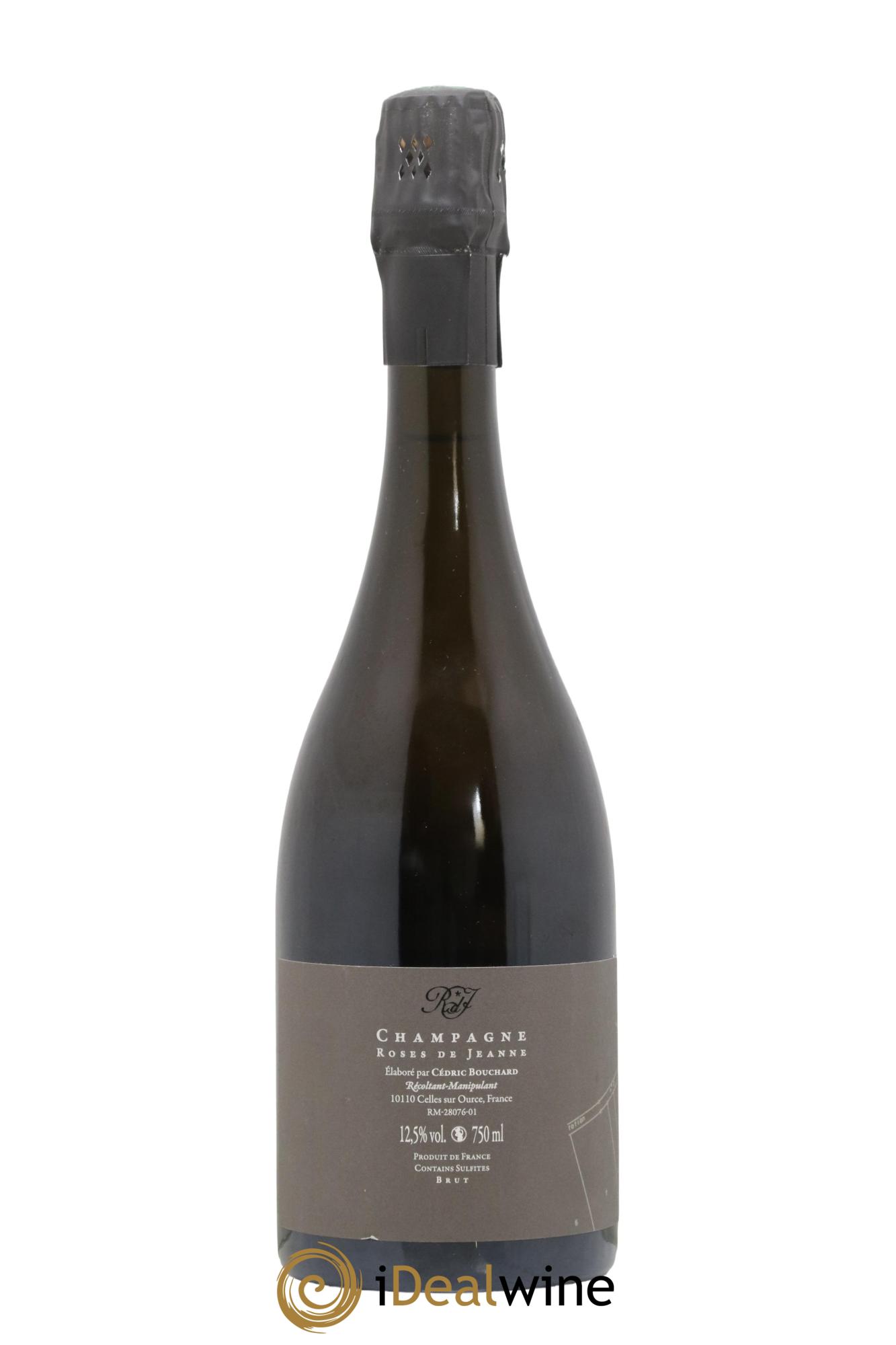 Roses de Jeanne Côte de Val Vilaine Blanc de Noirs Cédric Bouchard 2020 - Lot de 1 bouteille - 1
