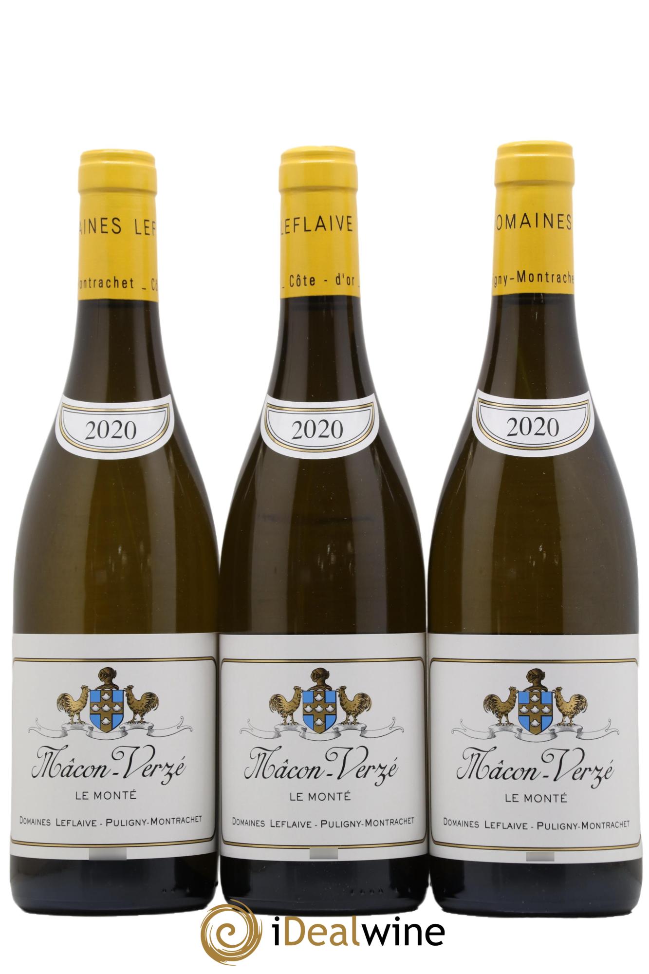 Mâcon-Verzé Le Monté Leflaive (Domaine) 2020 - Lot de 3 bouteilles - 0