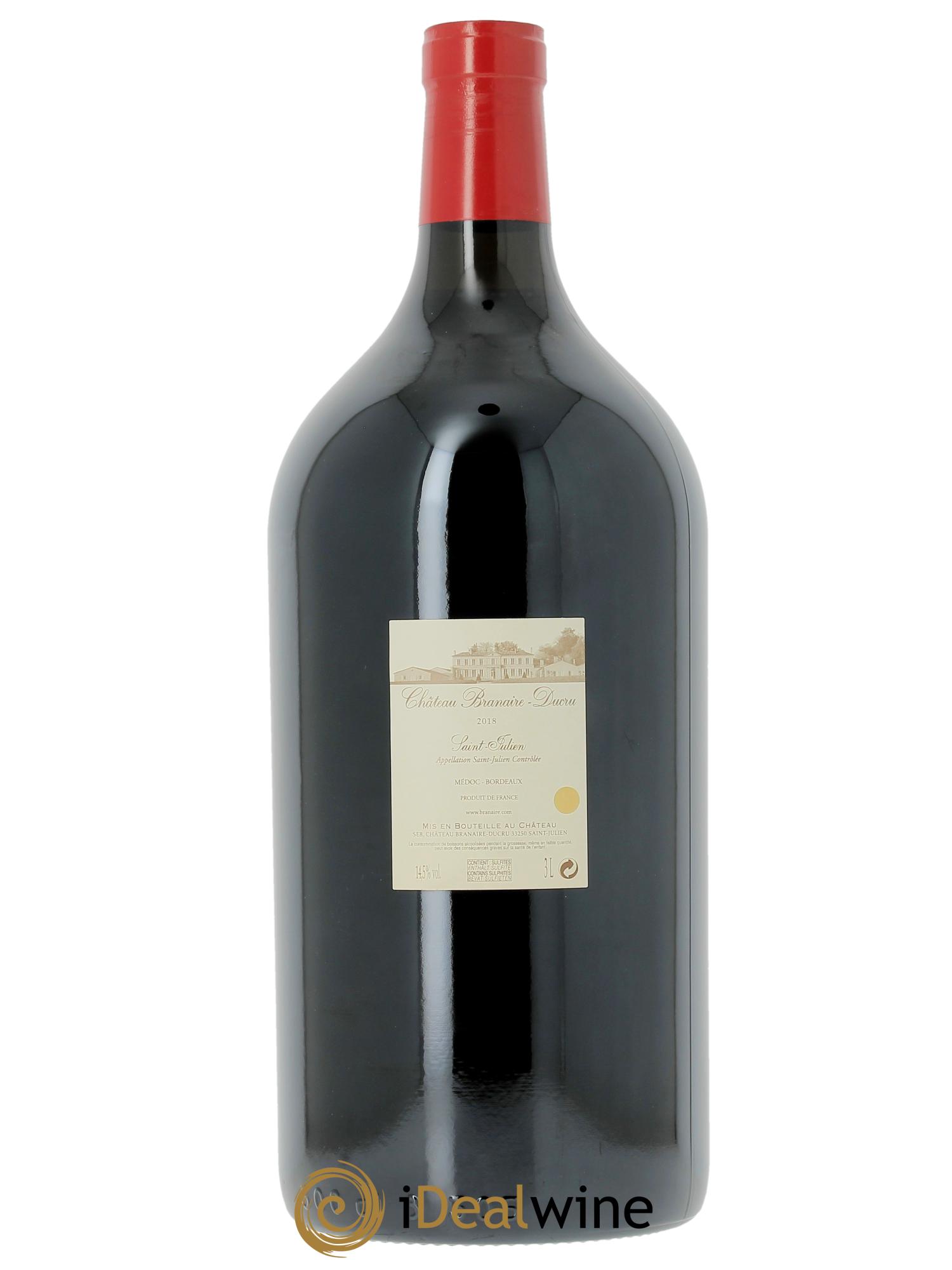 Château Branaire Ducru 4ème Grand Cru Classé  2018 - Lot de 1 double magnum - 2