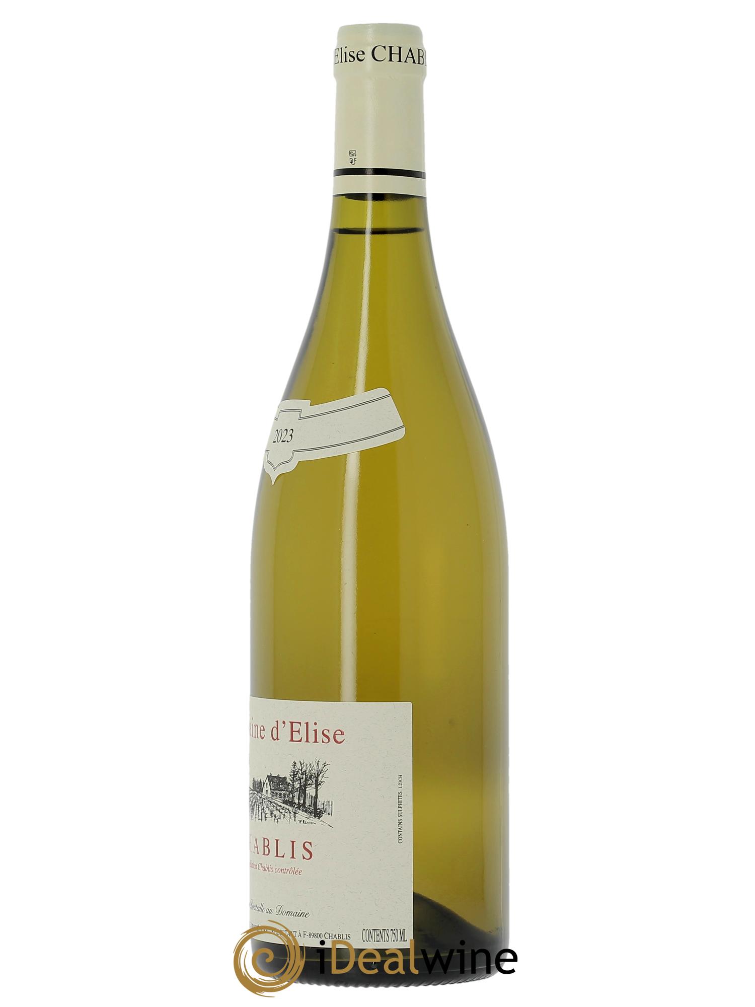 Chablis Elise (Domaine d')  2023 - Lot de 1 bouteille - 1