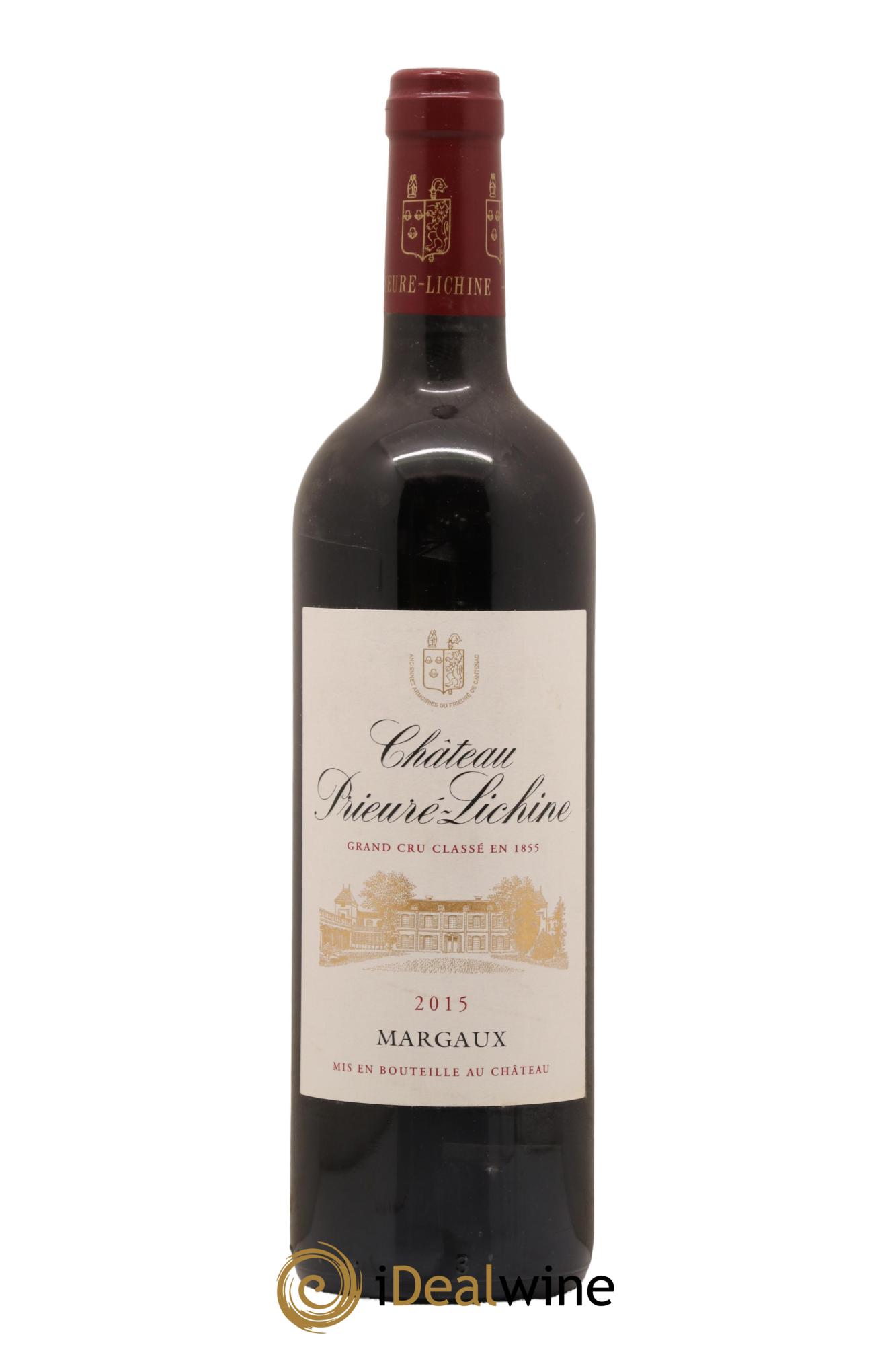 Château Prieuré Lichine 4ème Grand Cru Classé 2015 - Lot de 1 bouteille - 0