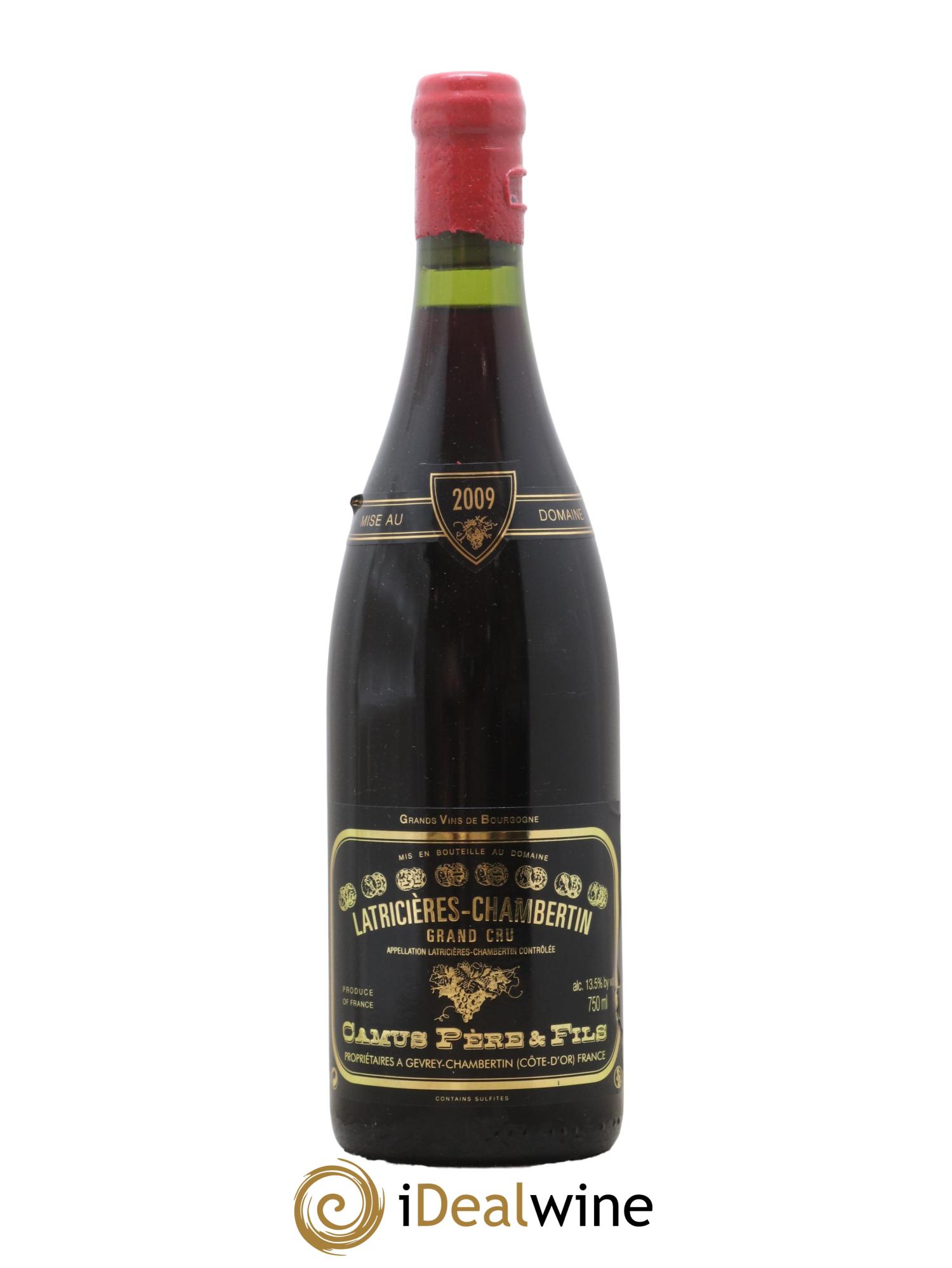 Latricières-Chambertin Grand Cru Camus Père et Fils (Domaine) 2009 - Lot de 1 bouteille - 0
