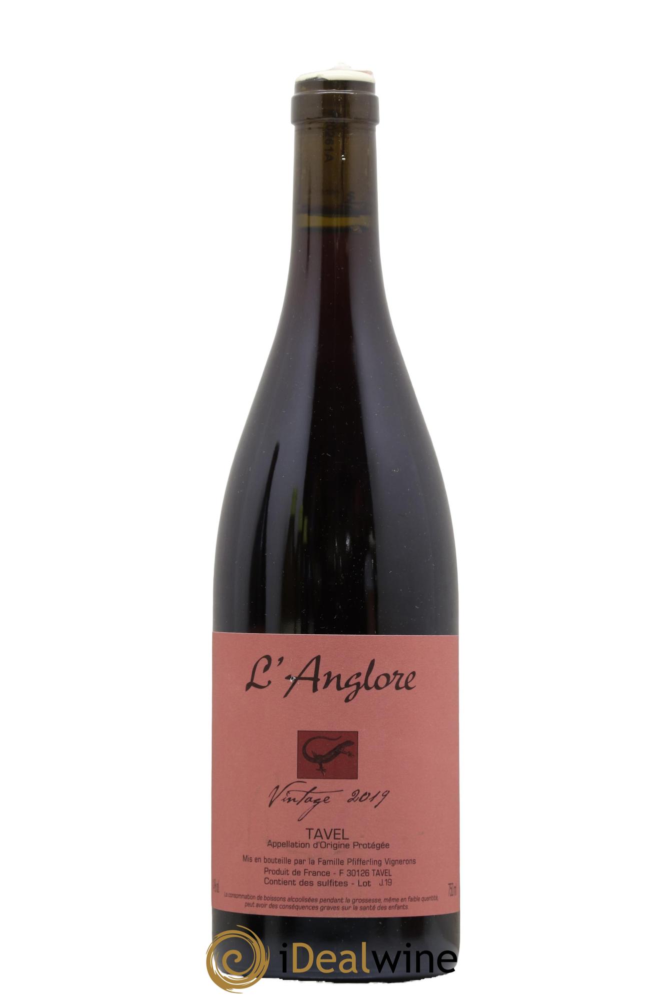 Tavel Vintage L'Anglore 2019 - Posten von 1 Flasche - 0
