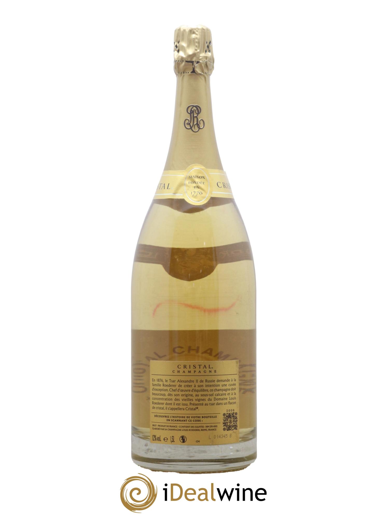 Cristal Louis Roederer 2008 - Lot de 1 magnum - 1